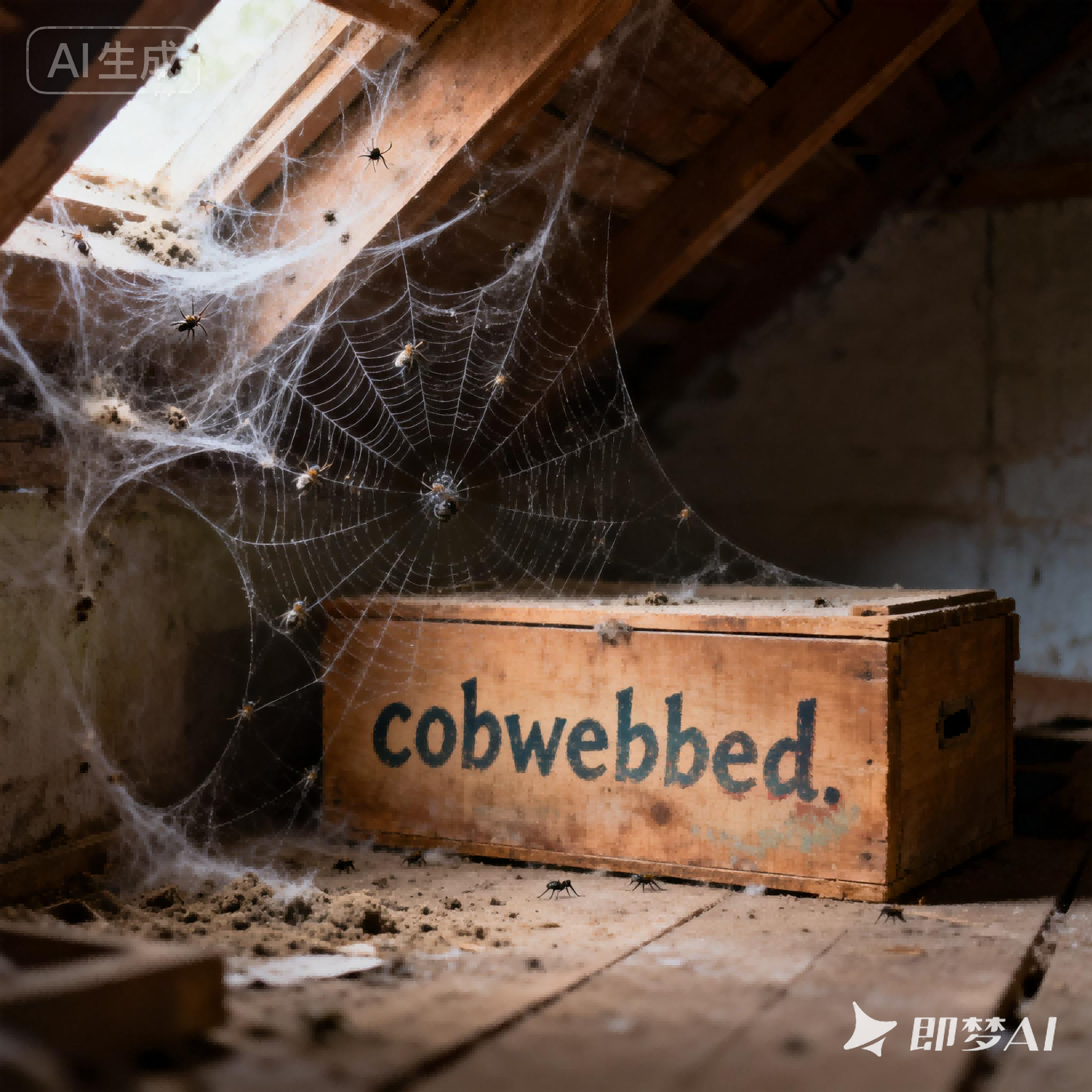 cobwebbed是什么意思_cobwebbed怎么读_音标'kɒbwebd