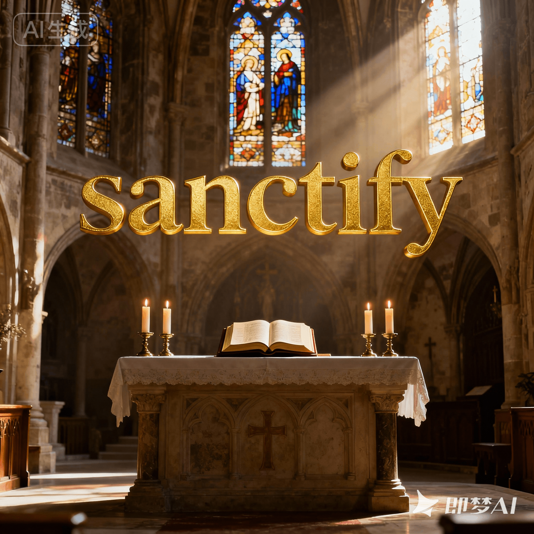 sanctify是什么意思_sanctify怎么读_音标'sæŋktɪfaɪ