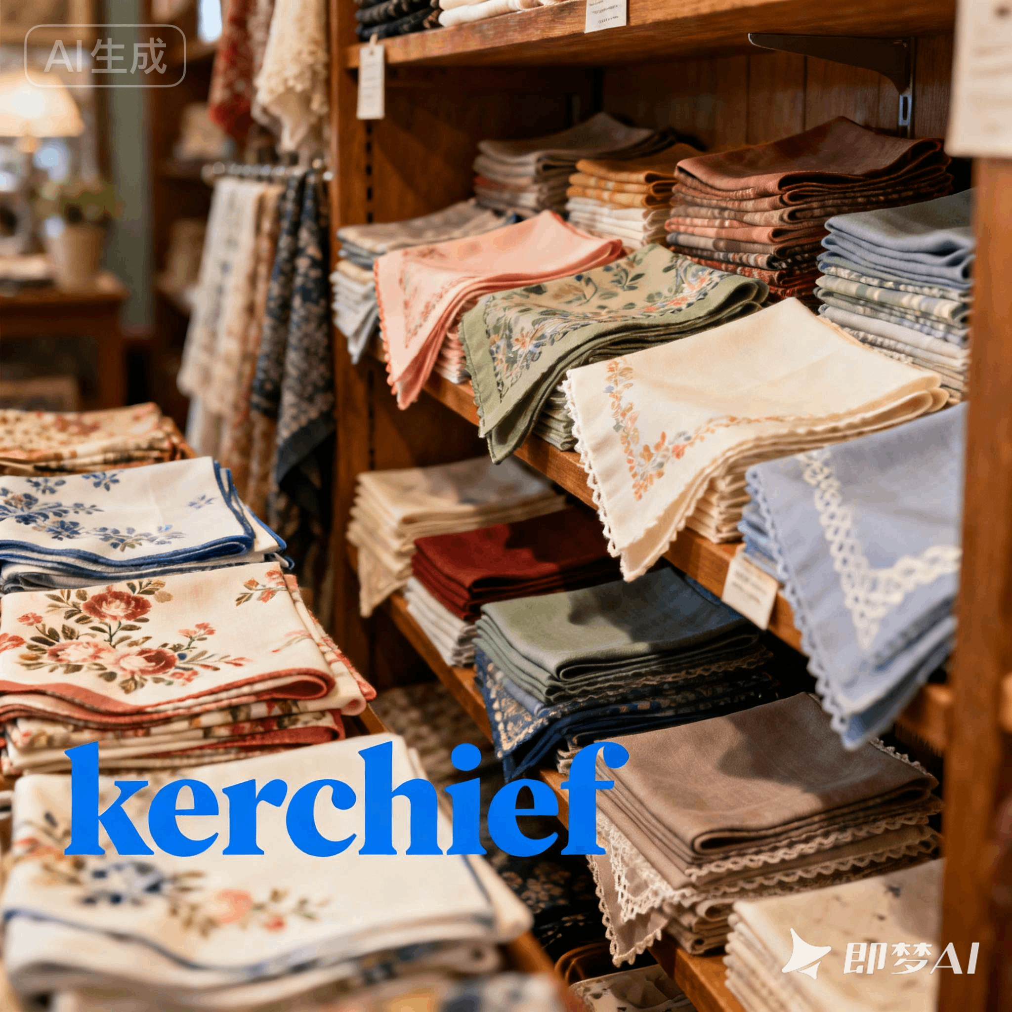 kerchief是什么意思_kerchief怎么读_音标'kɜ-tʃɪf