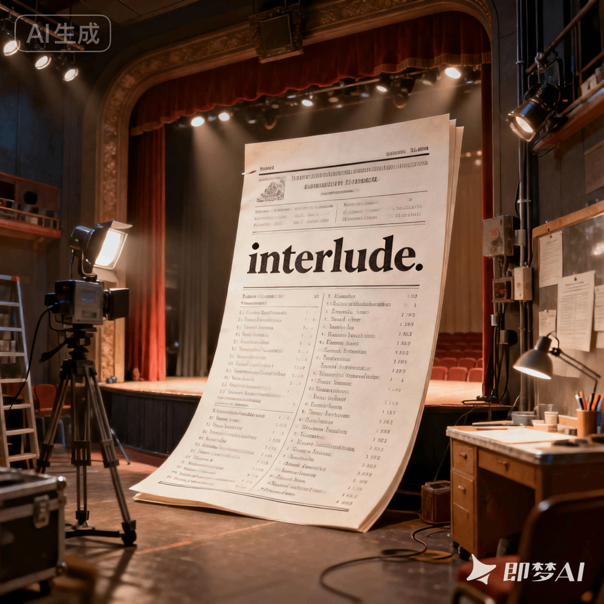 interlude是什么意思_interlude怎么读_音标'ɪntəlu-d