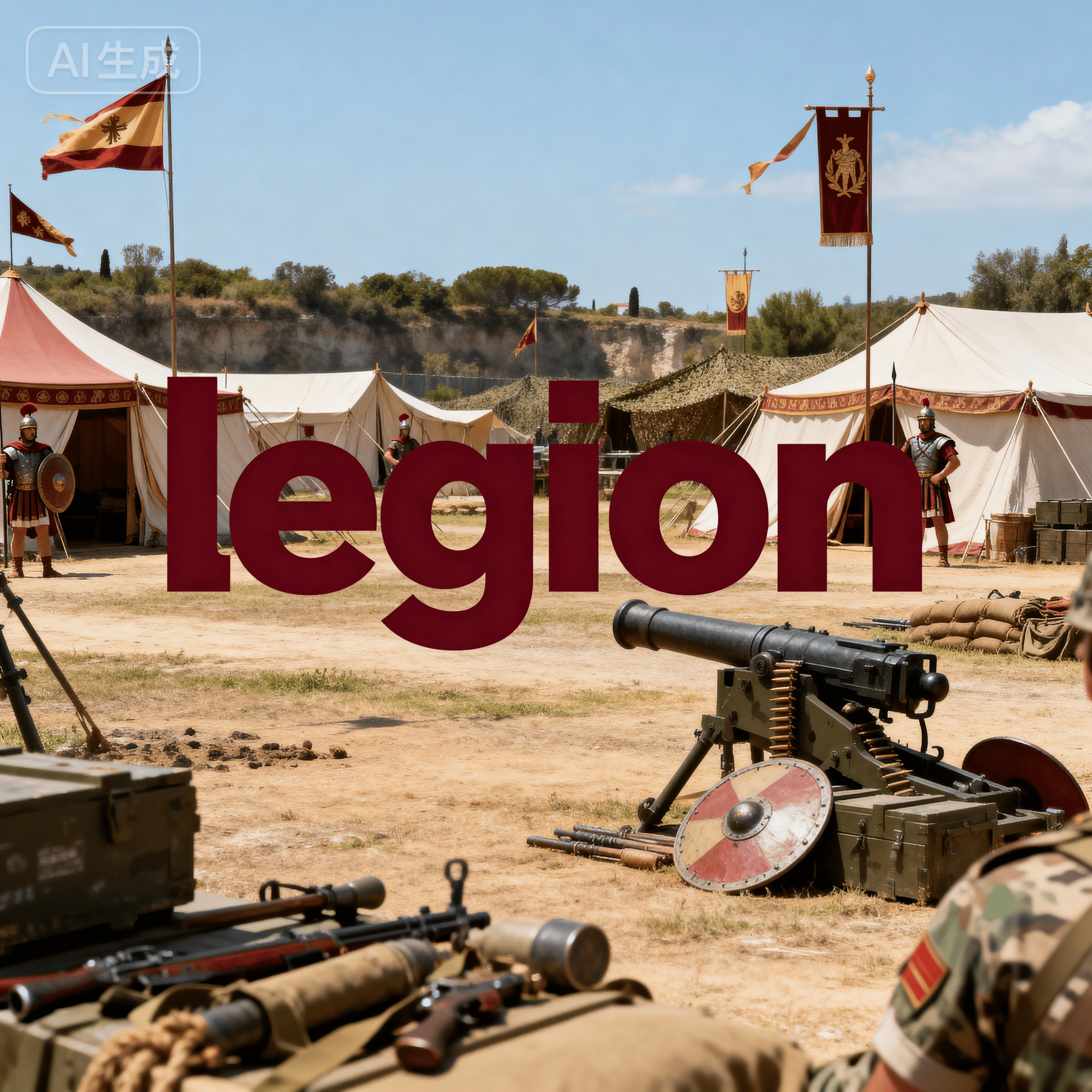 legion是什么意思_legion怎么读_音标'li-dʒən