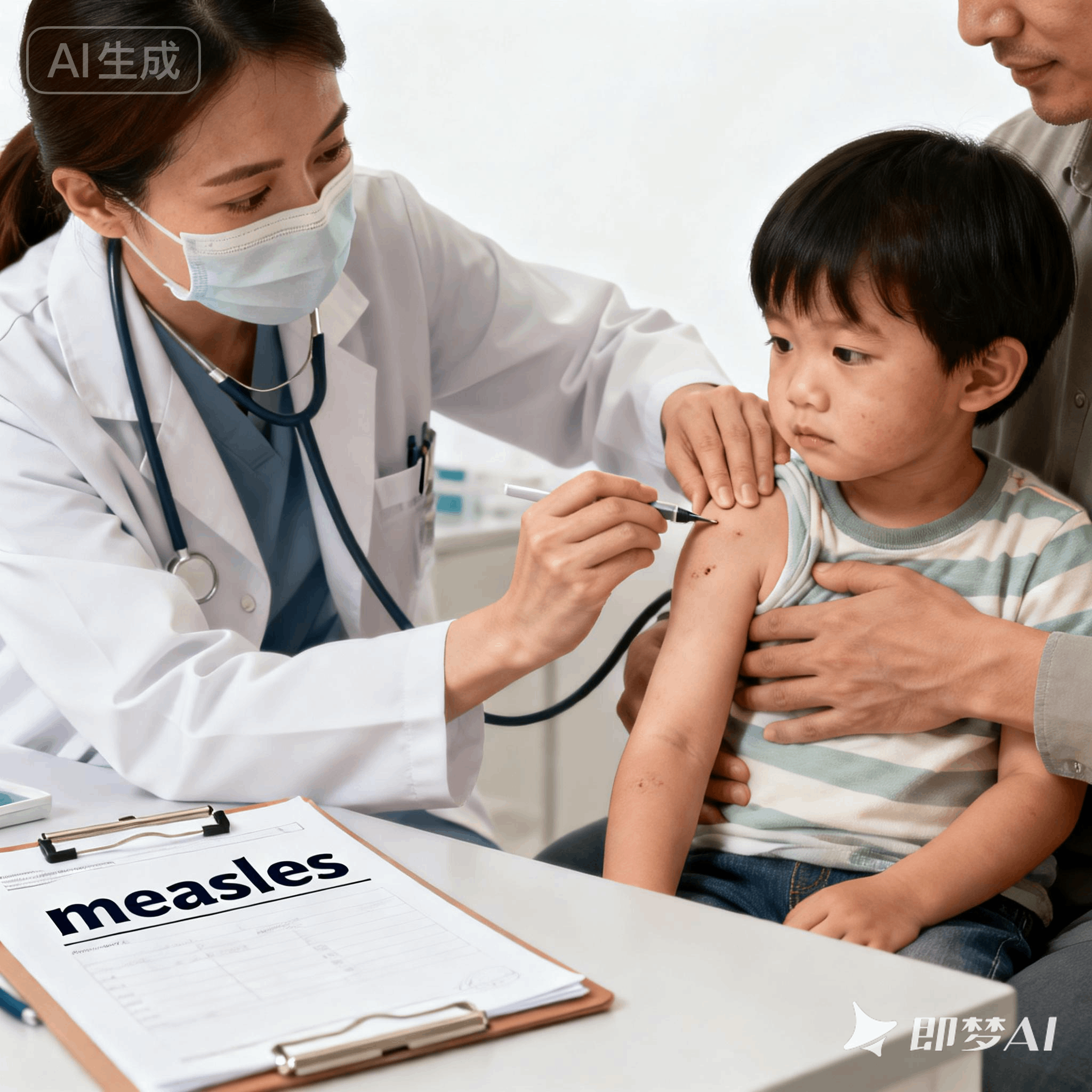 measles是什么意思_measles怎么读_音标ˈmi-zlz