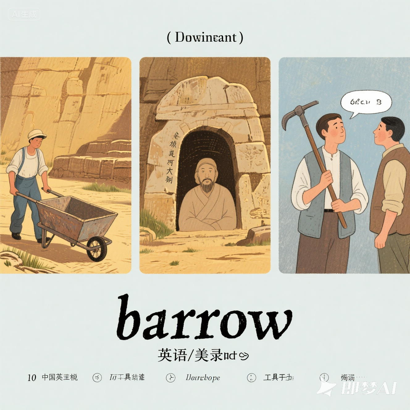 barrow 是什么意思_barrow 怎么读_音标 'bærəʊ