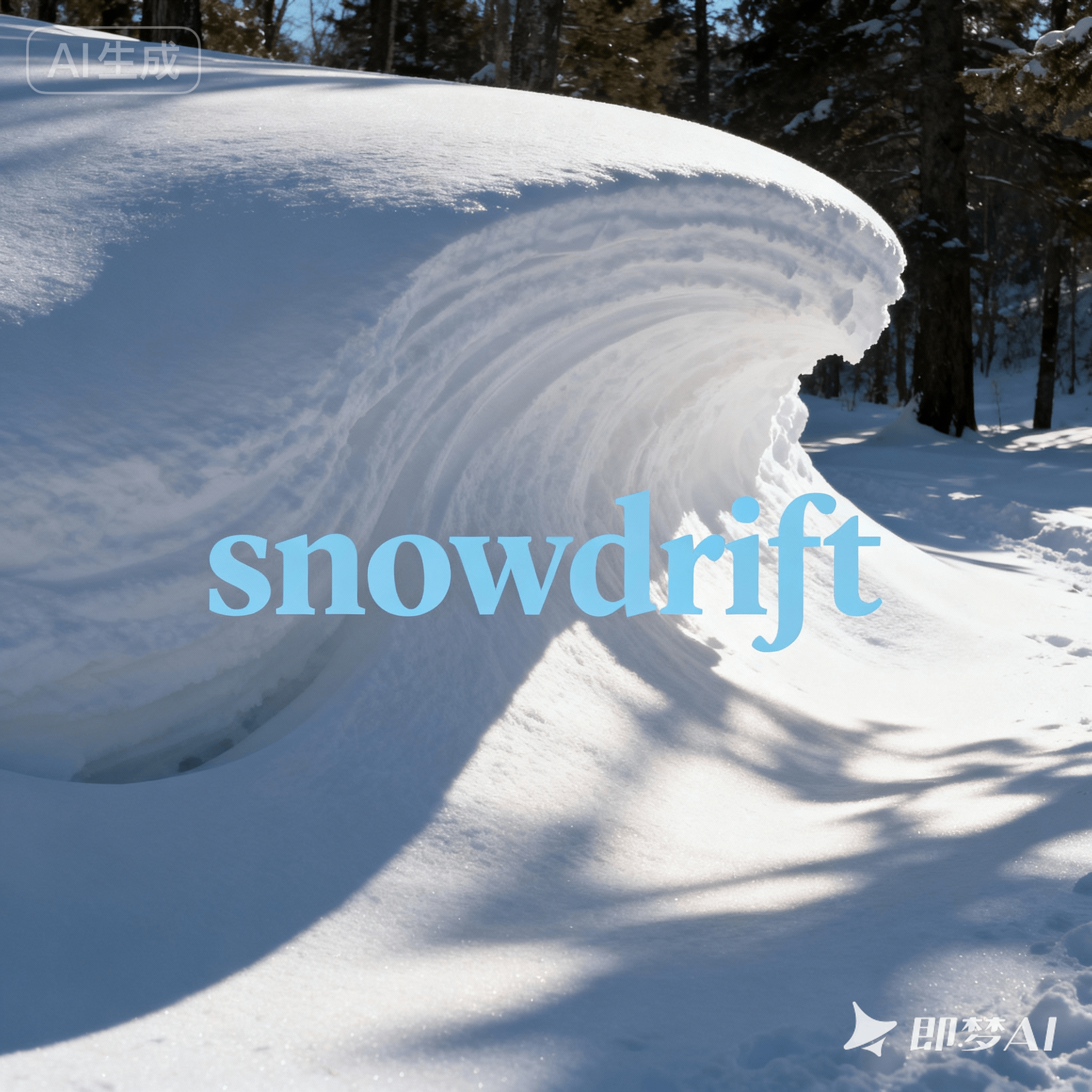 snowdrift是什么意思_snowdrift怎么读_音标'snəʊdrɪft