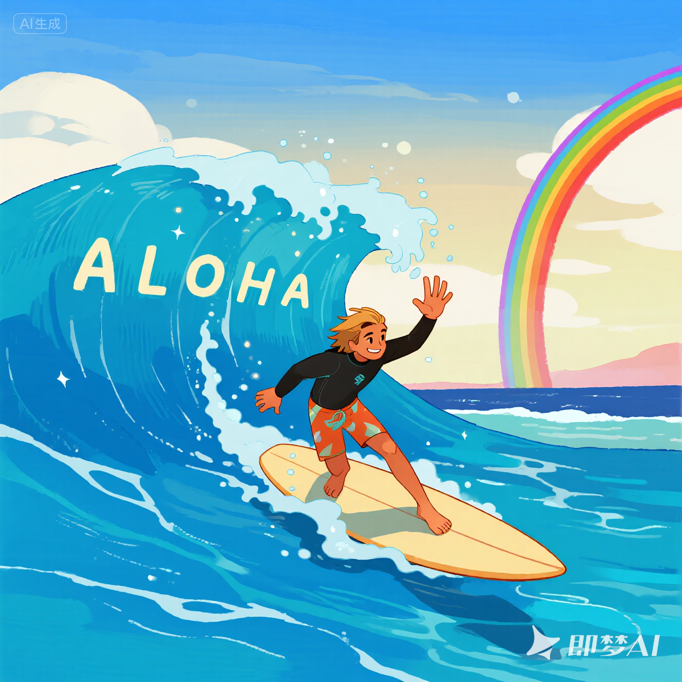 aloha是什么意思_aloha怎么读_音标ə'ləʊhə