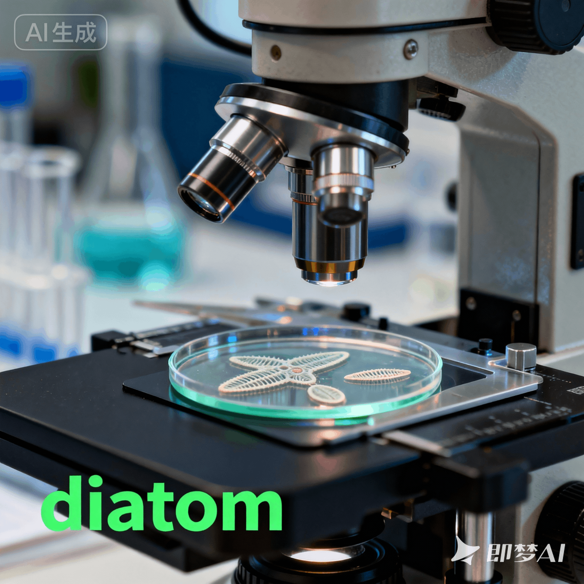 diatom是什么意思_diatom怎么读_音标'daɪətəm