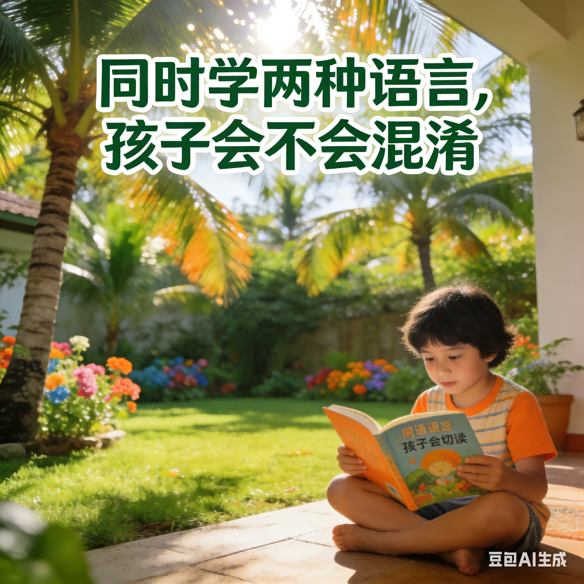 同时学两种语言,孩子会不会混淆