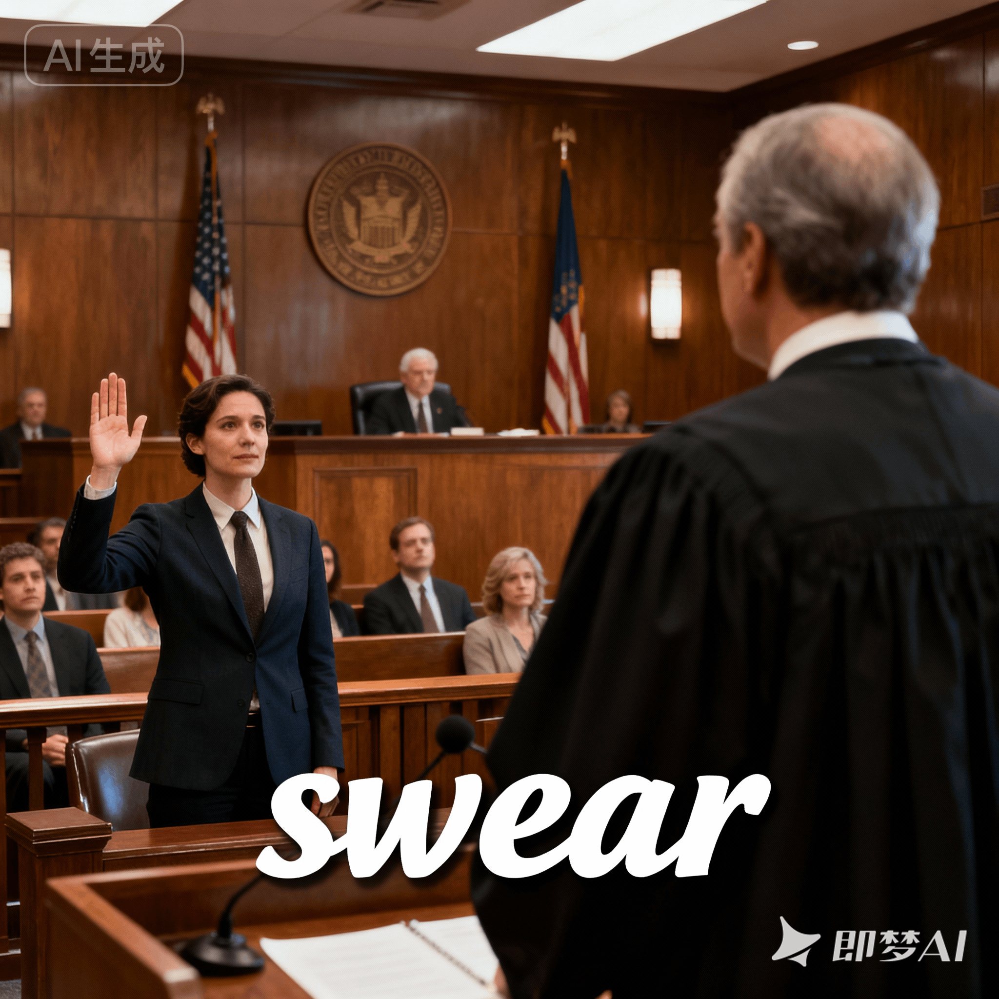 swear是什么意思_swear怎么读_音标sweə(r)