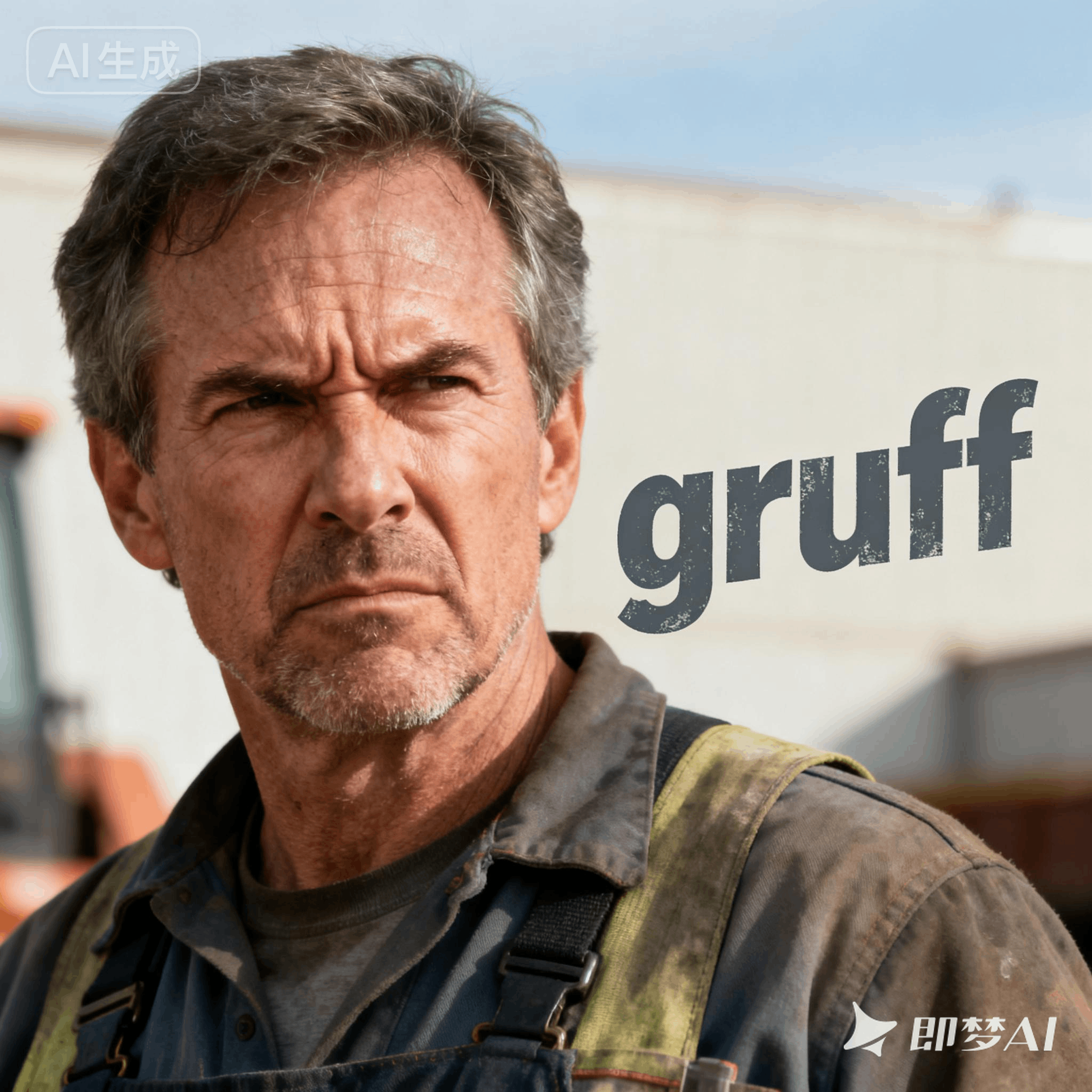 gruff是什么意思_gruff怎么读_音标grʌf