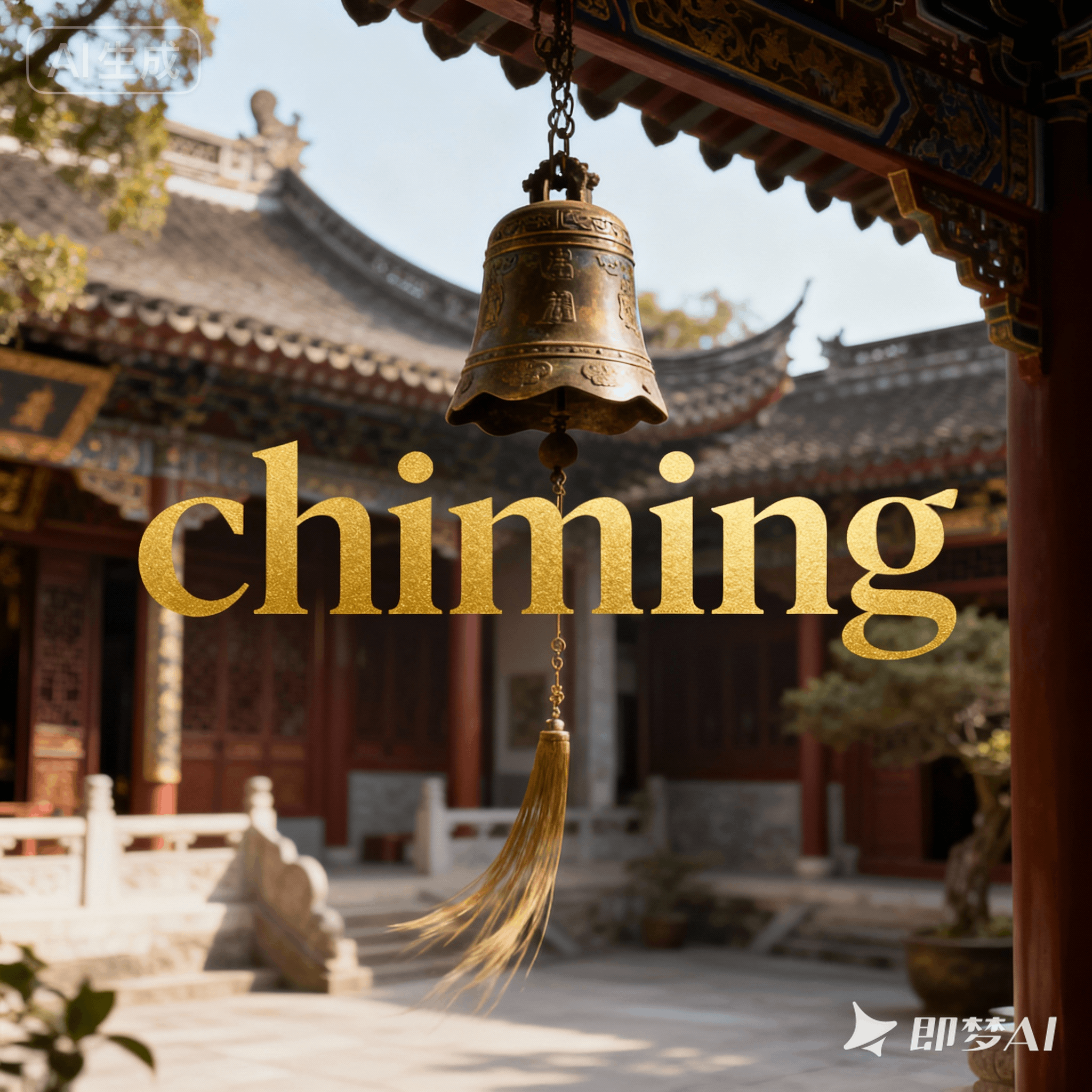 chiming是什么意思_chiming怎么读_音标tʃaɪmɪŋ