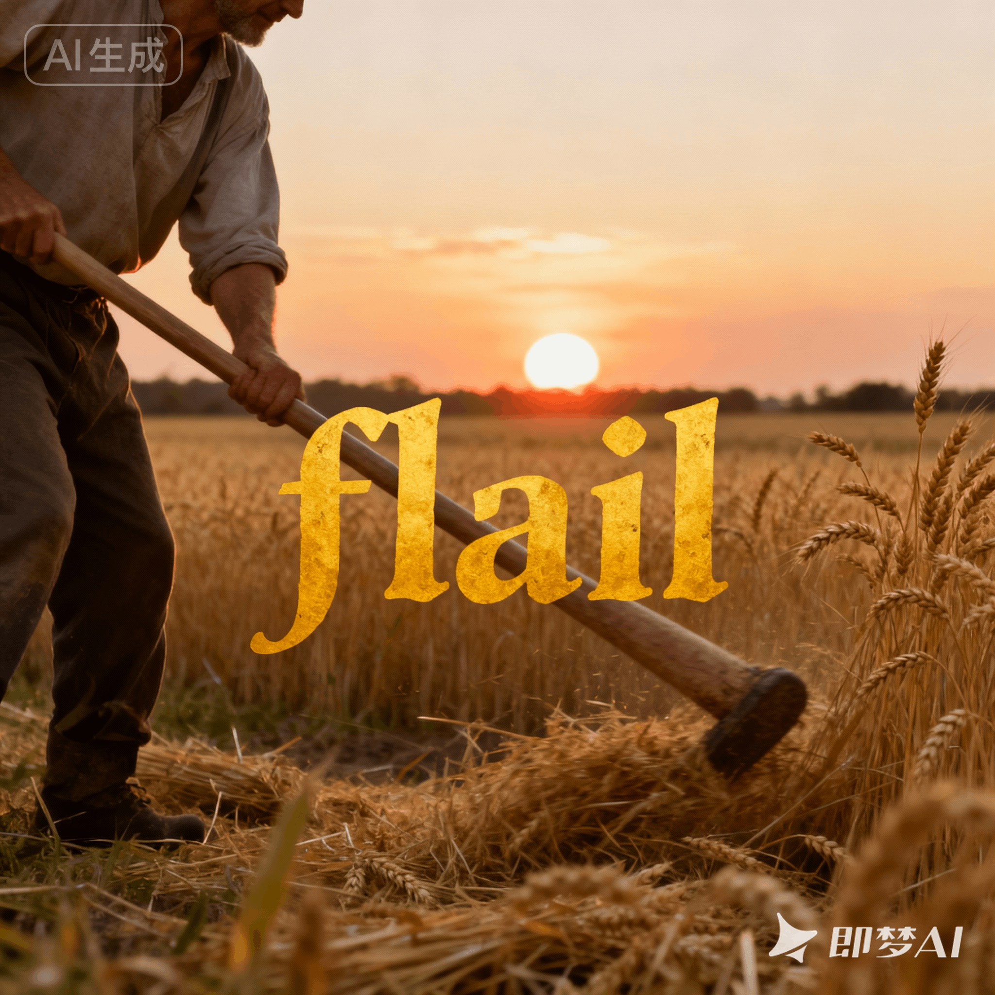 flail是什么意思_flail怎么读_音标fleɪl