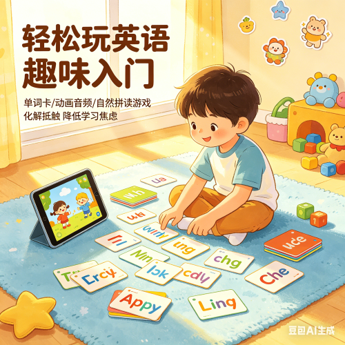 3年级刚学英语学不进去