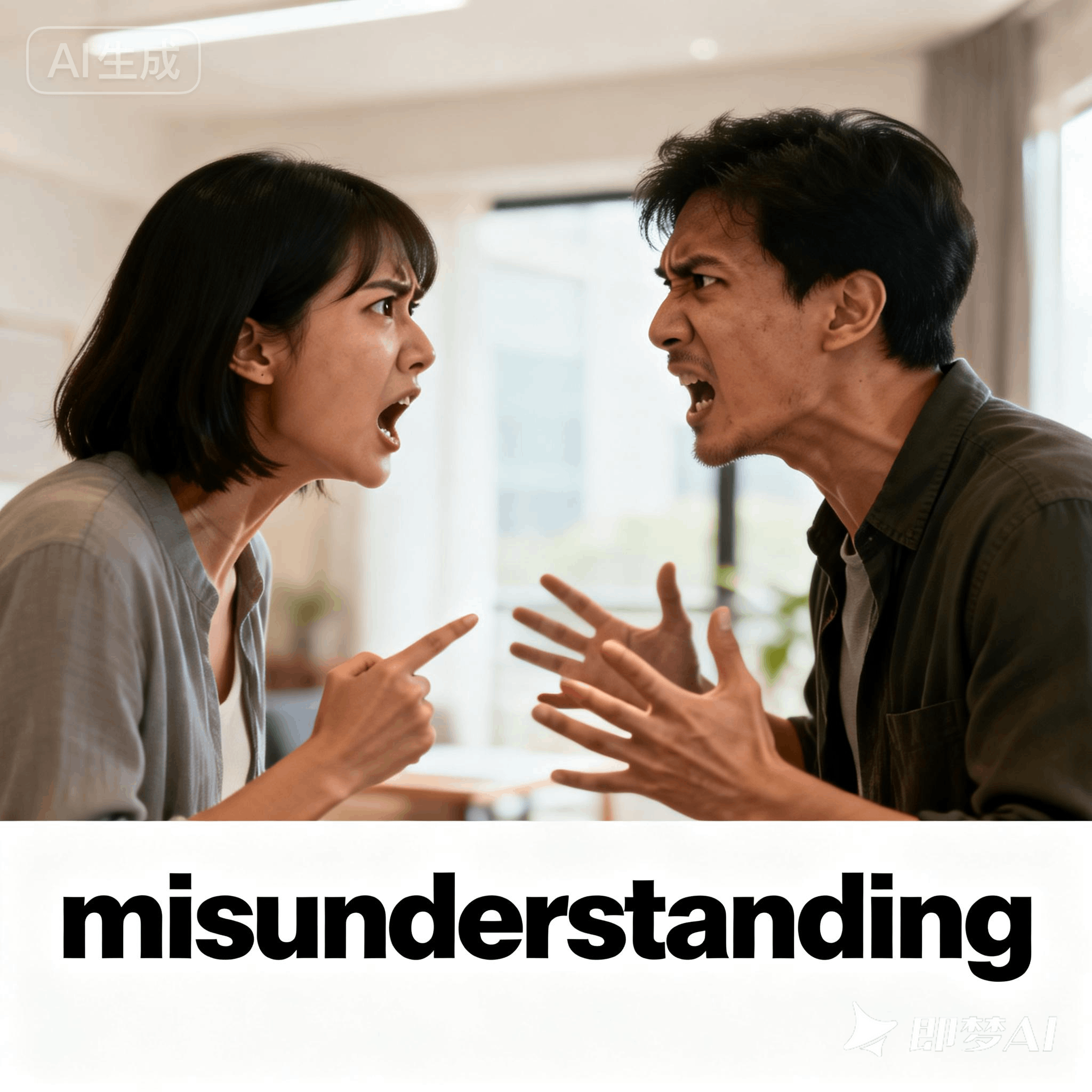 misunderstanding是什么意思_misunderstanding怎么读_音标ˌmɪsʌndəˈstændɪŋ