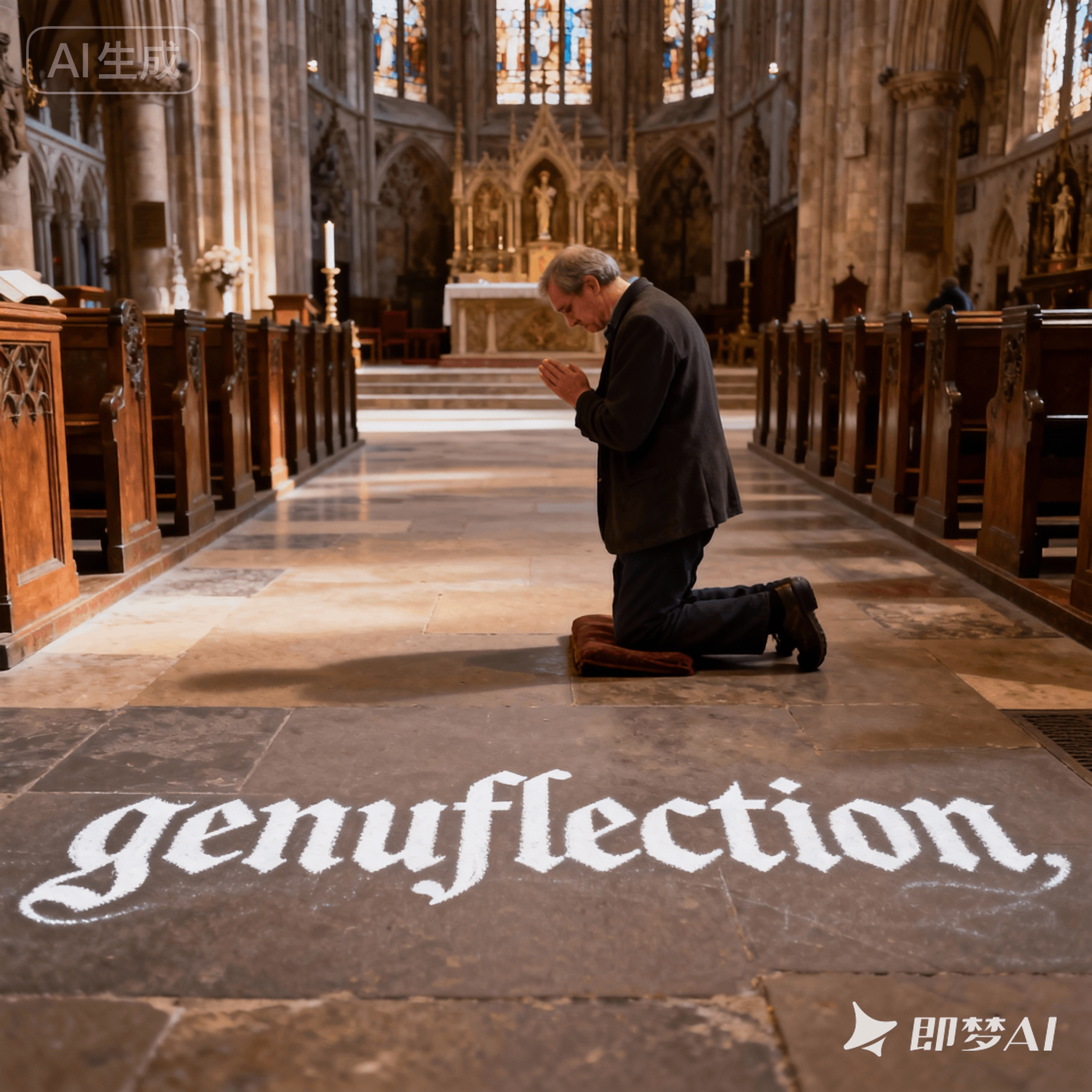 genuflection是什么意思_genuflection怎么读_音标ˌdʒenjʊ'flekʃn