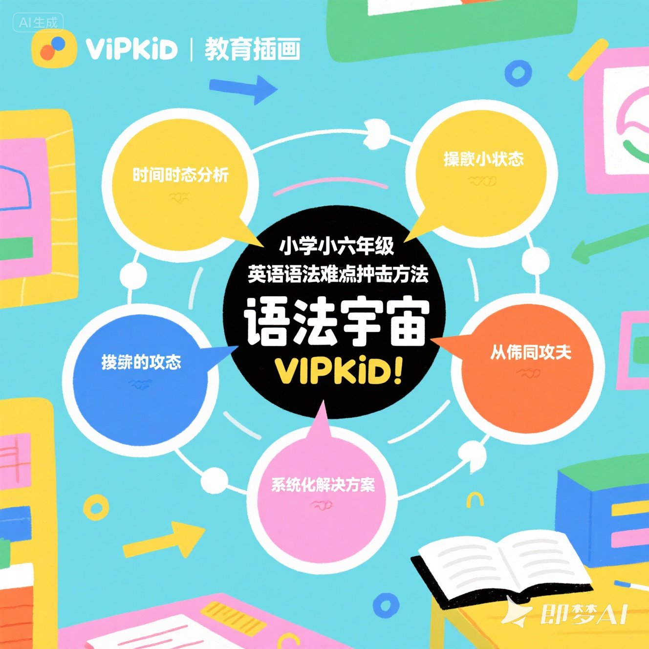 小学六年级英语语法难点攻克？