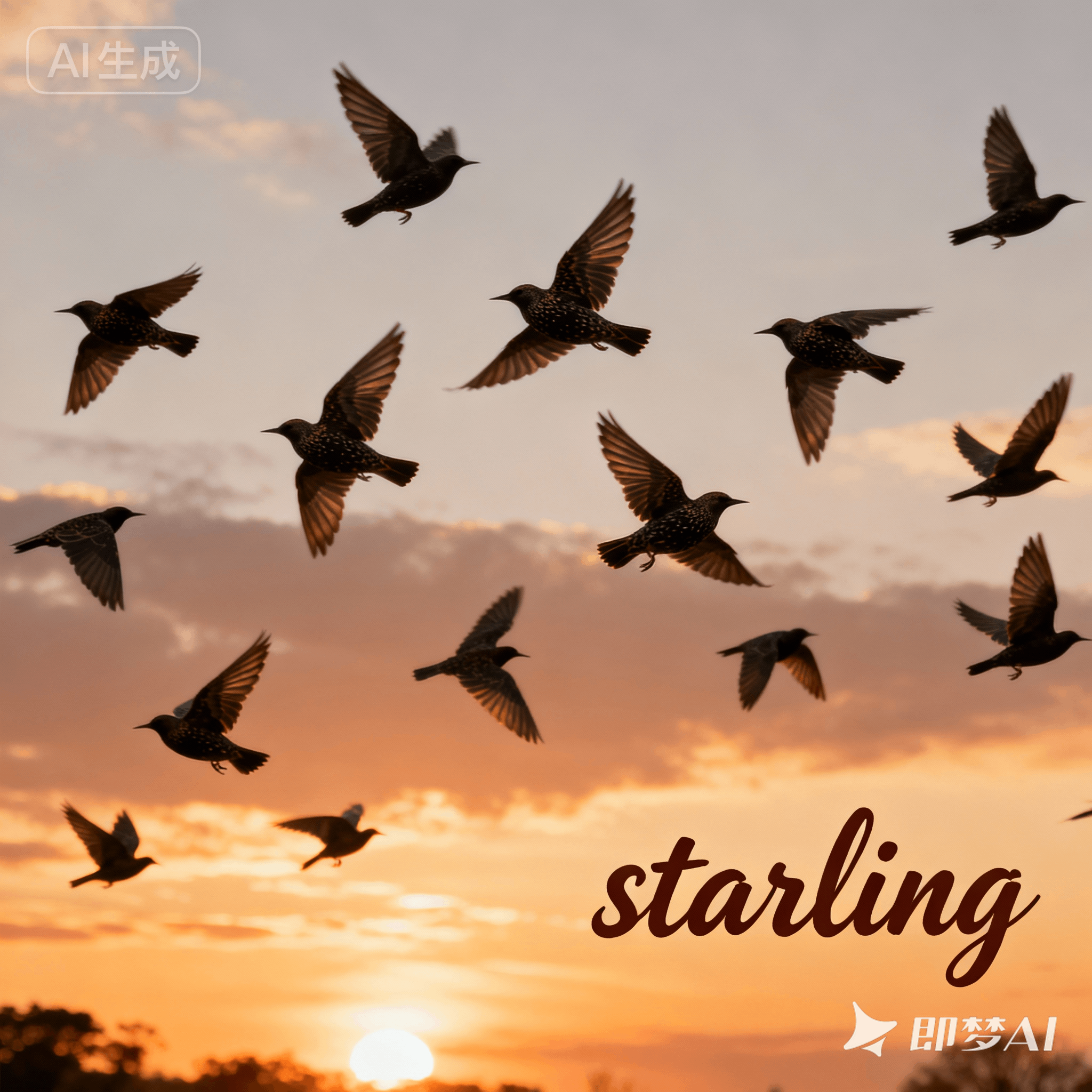 starling是什么意思_starling怎么读_音标'stɑ-lɪŋ