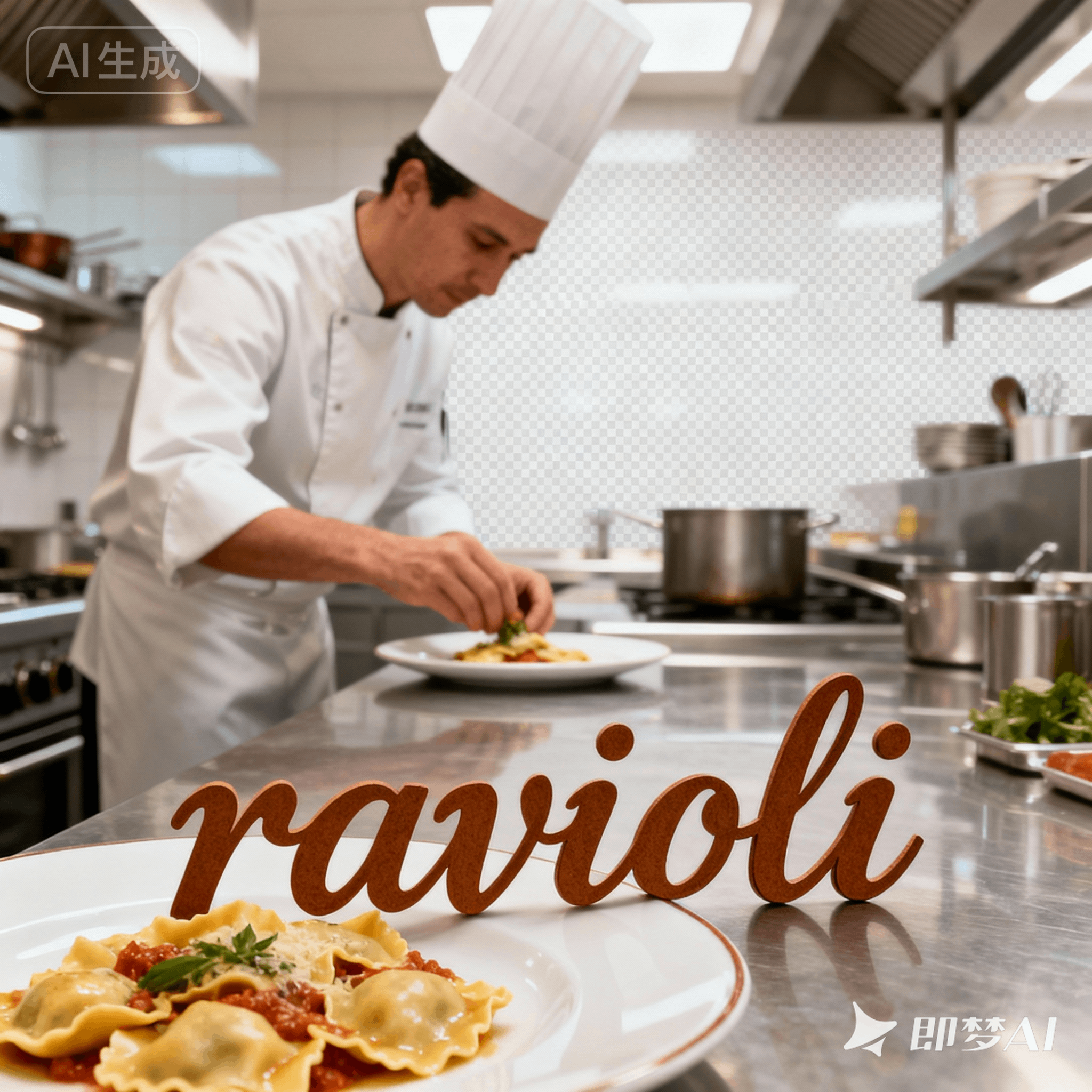 ravioli是什么意思_ravioli怎么读_音标ˌrævɪ'əʊlɪ