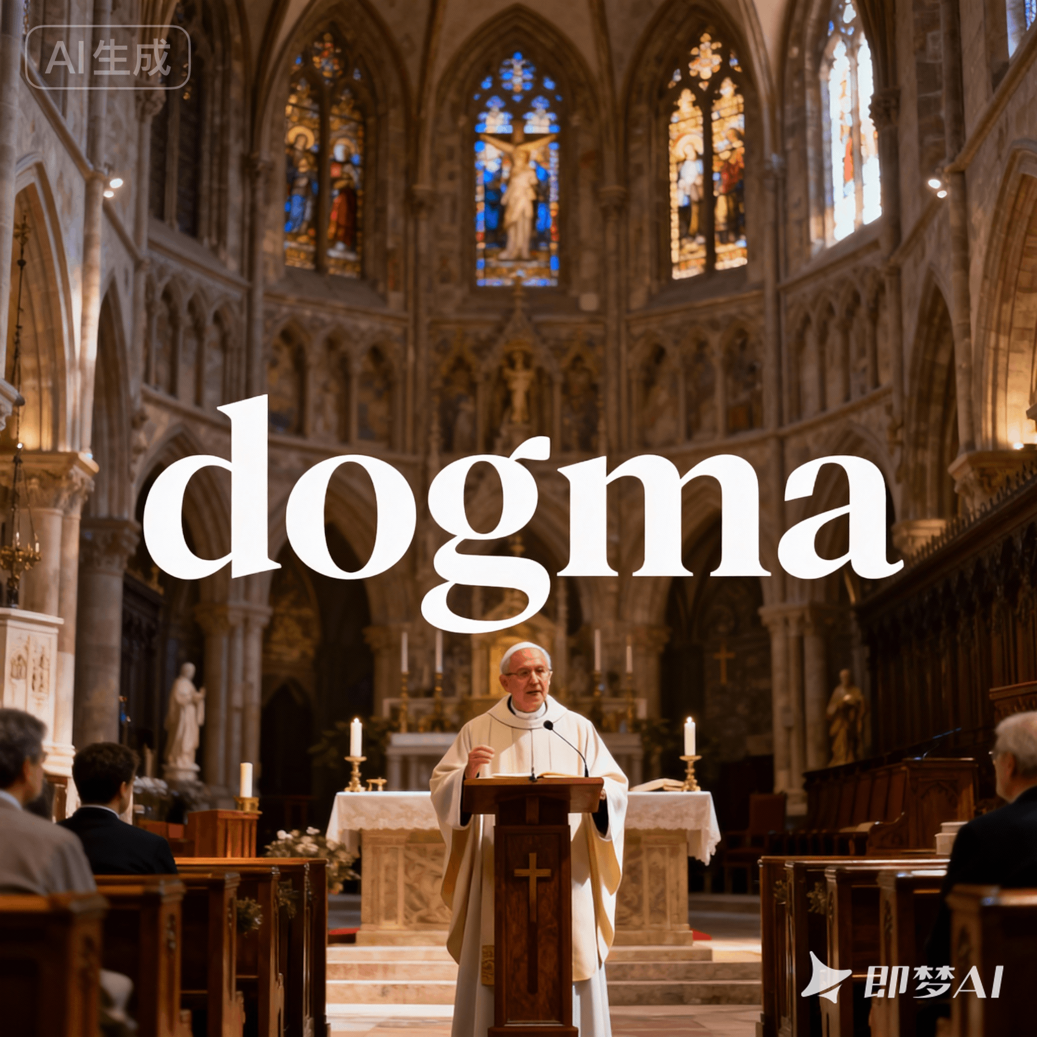 dogma是什么意思_dogma怎么读_音标'dɒɡmə