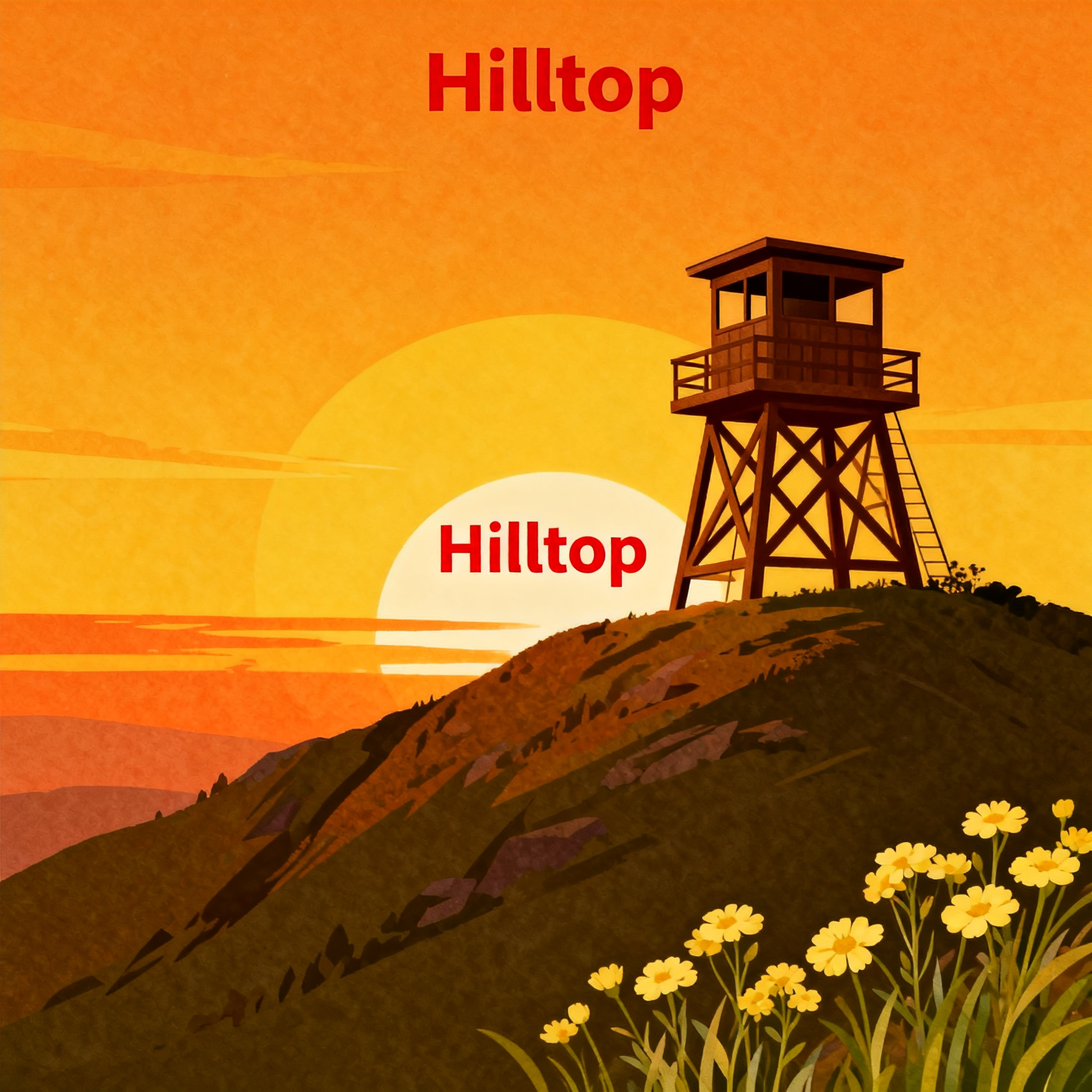 hilltop是什么意思 hilltop怎么读 音标ˈhɪltɒp