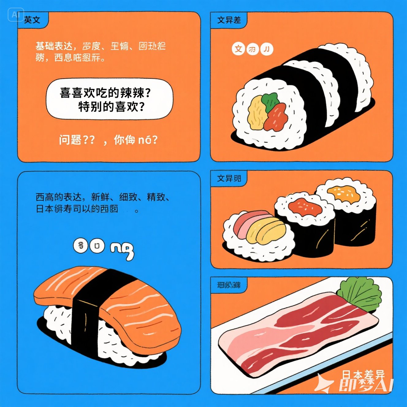 如何用英语表达对食物的喜好？