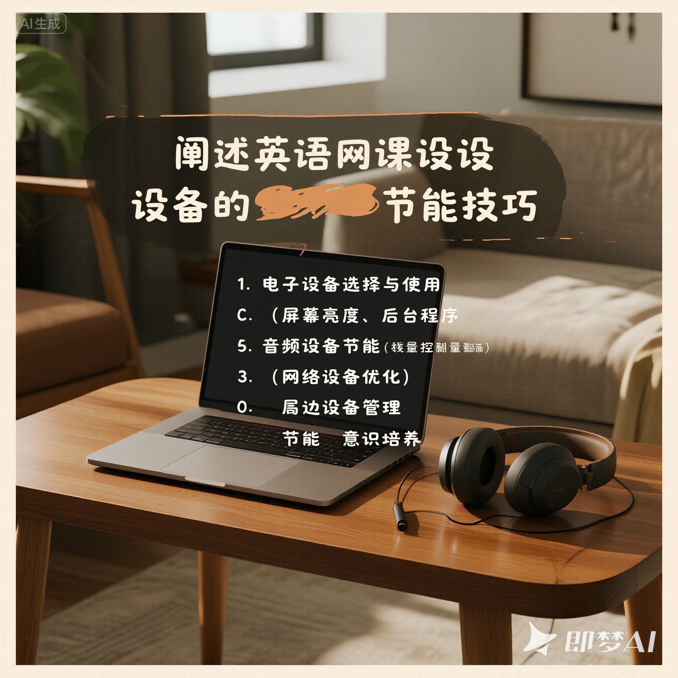 英语网课设备有哪些节能技巧？