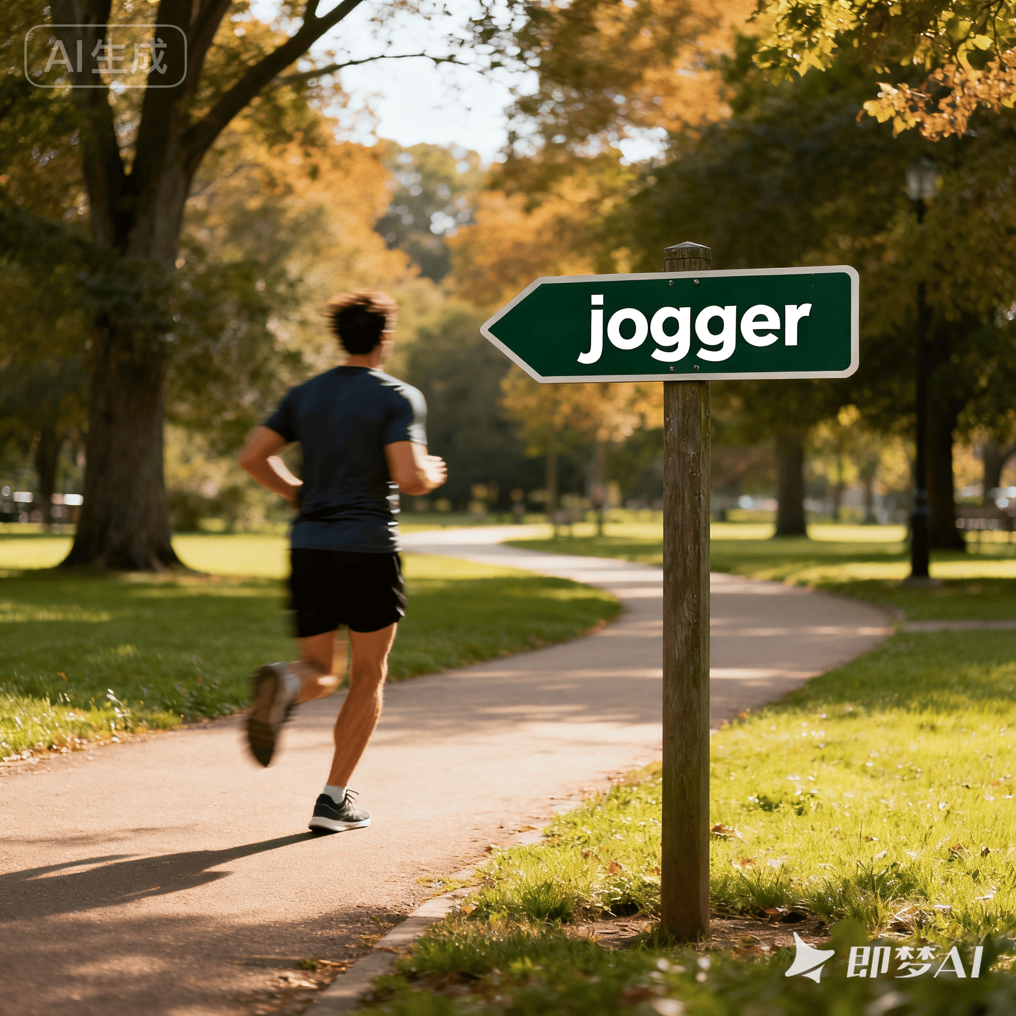 jogger是什么意思_jogger怎么读_音标'dʒɔɡә(r)