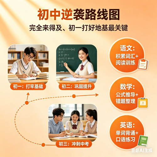 小学英语很差初中能来及学好吗