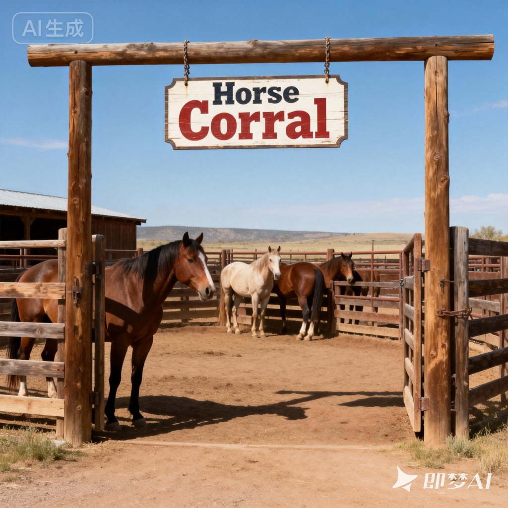 corral是什么意思_corral怎么读_音标kə'rɑ-l