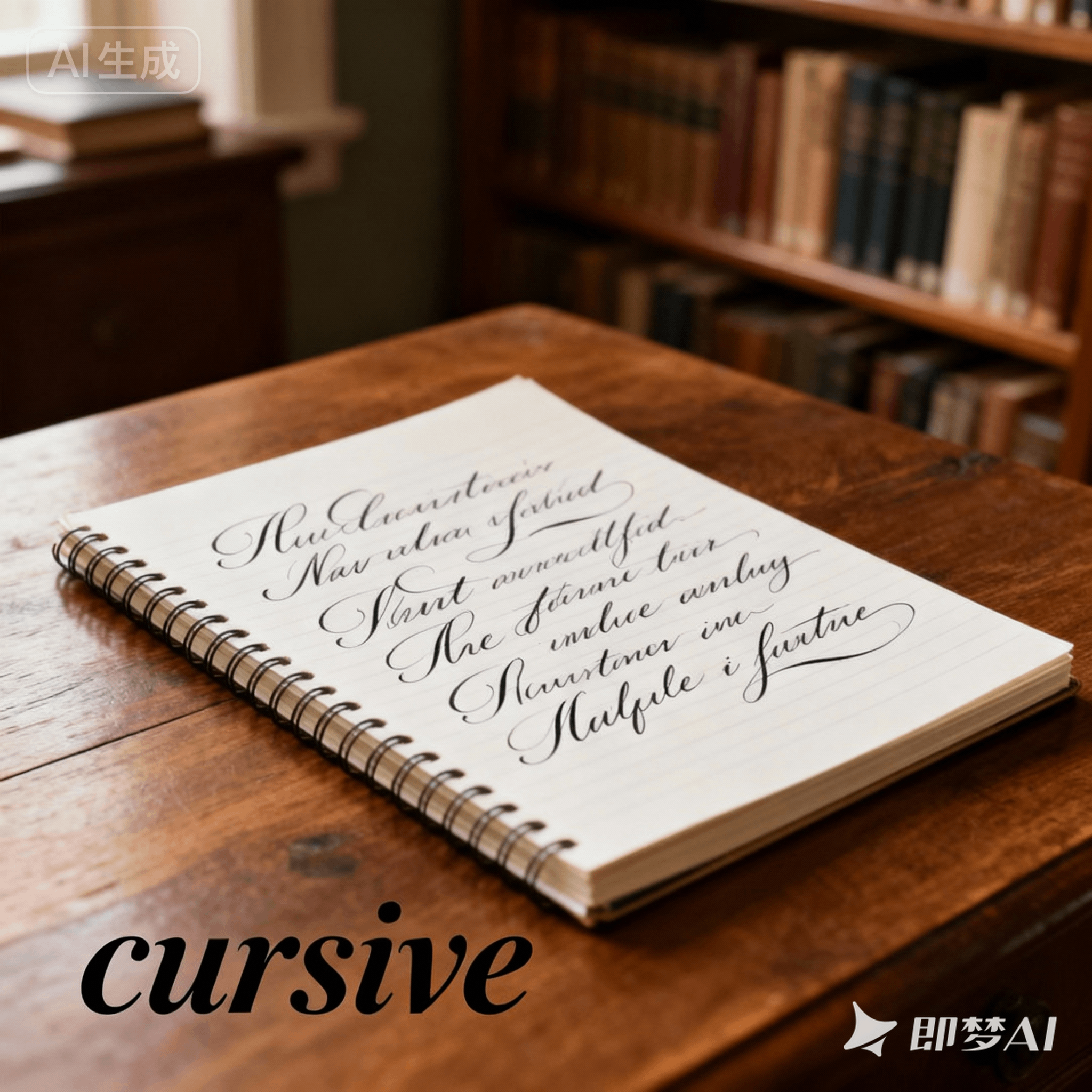 cursive是什么意思_cursive怎么读_音标ˈkɜ-sɪv