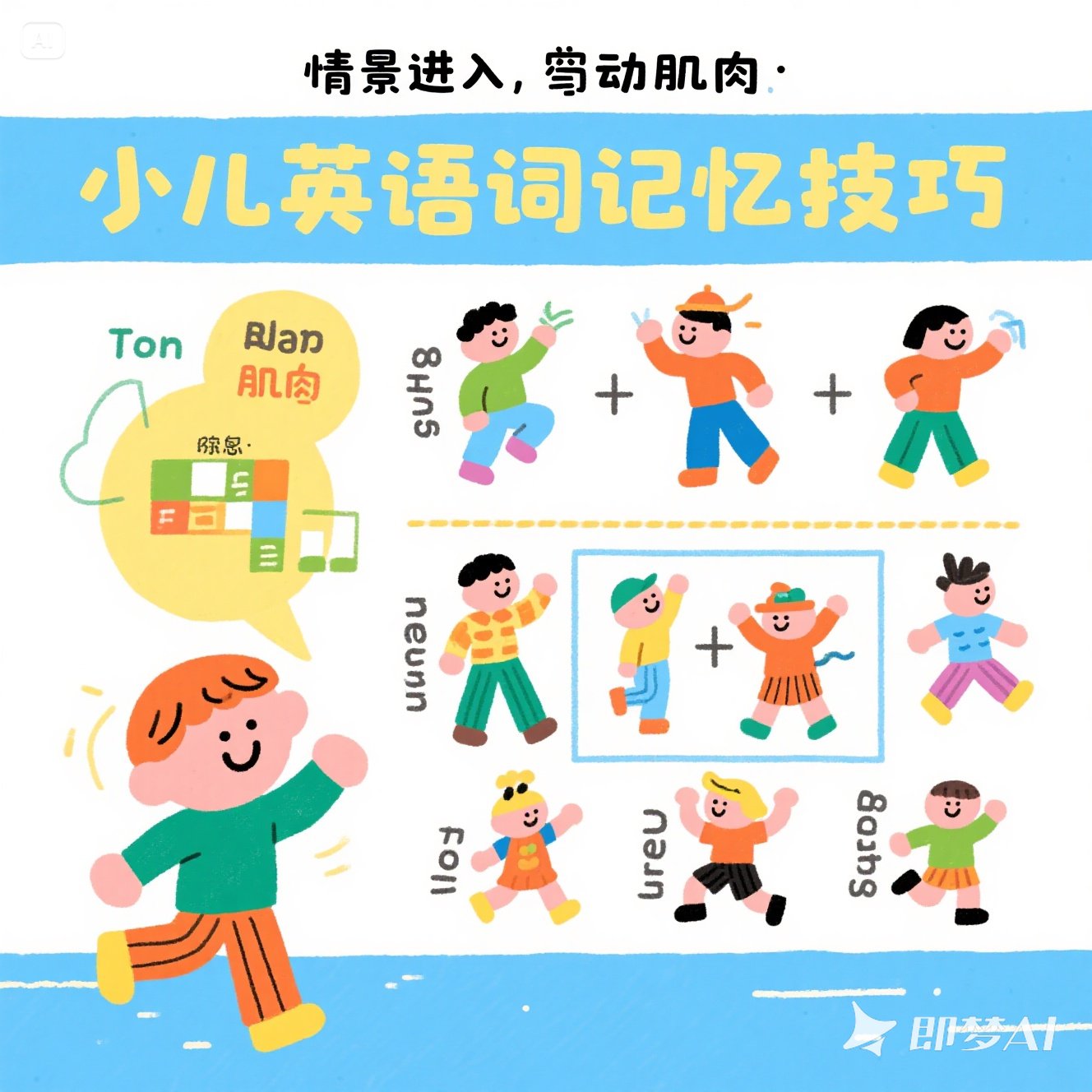少儿英语词汇记忆技巧有哪些？