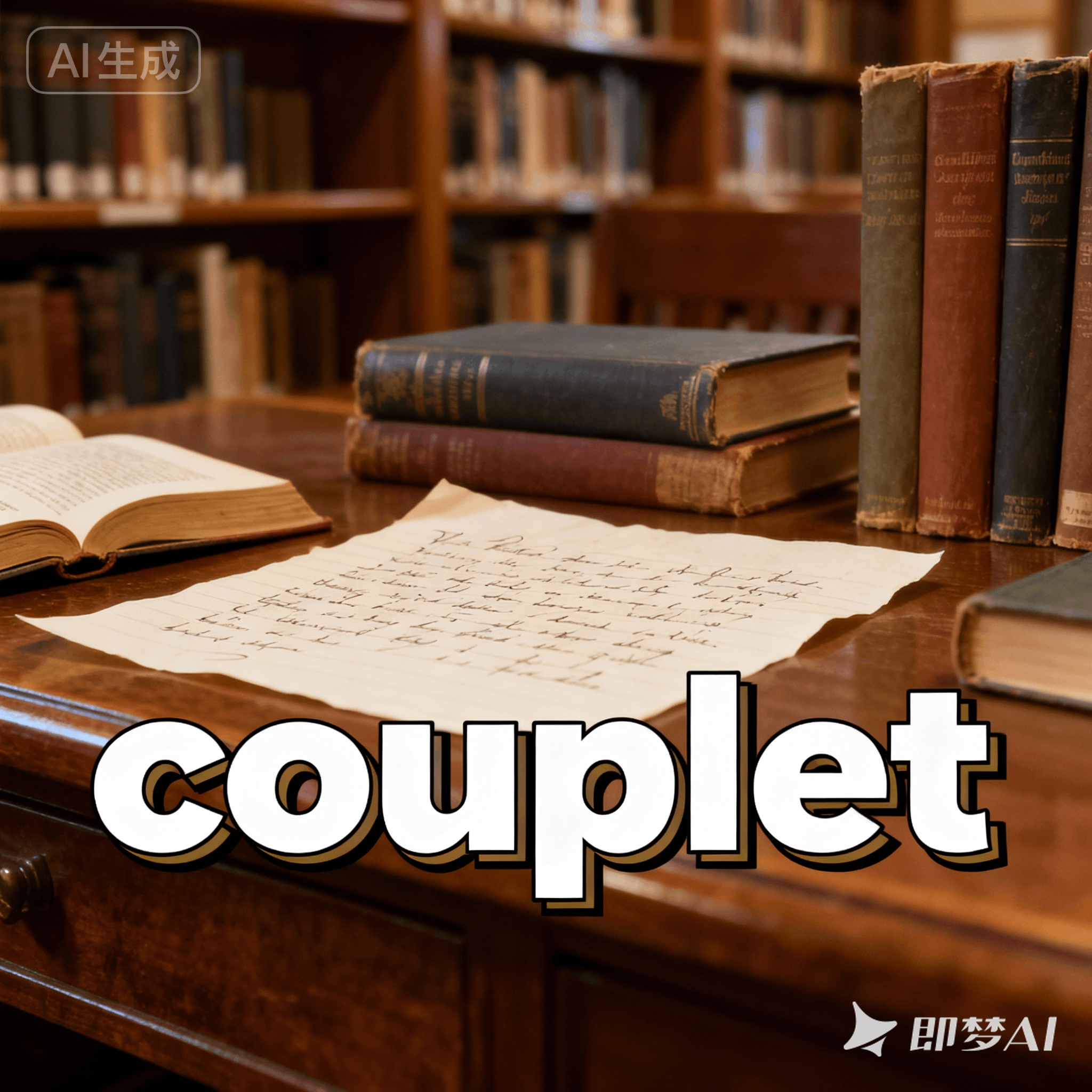 couplet是什么意思_couplet怎么读_音标ˈkʌplət