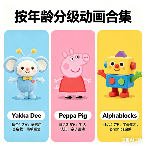 英语启蒙阶段动画片推荐