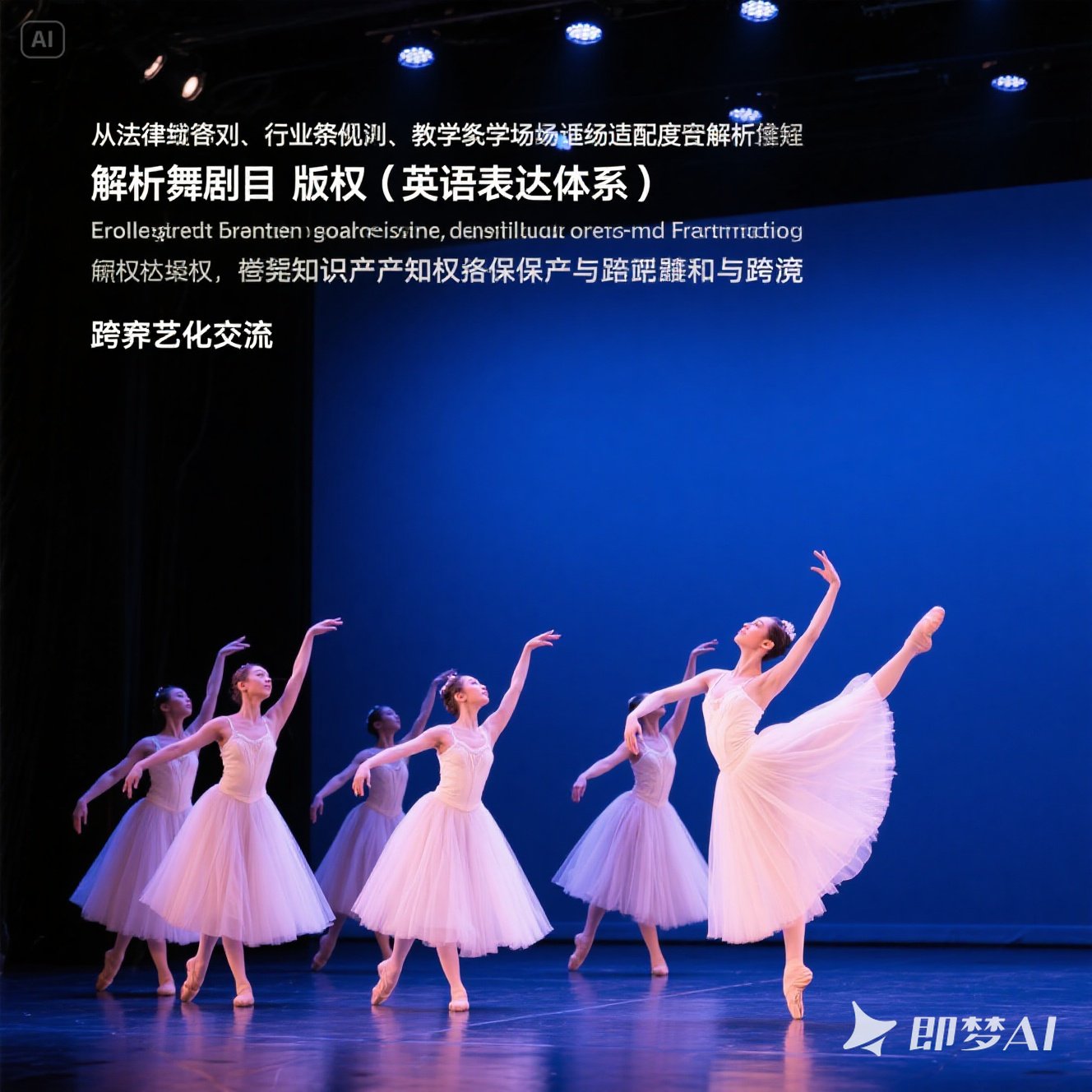 英语中如何描述舞蹈剧目版权？