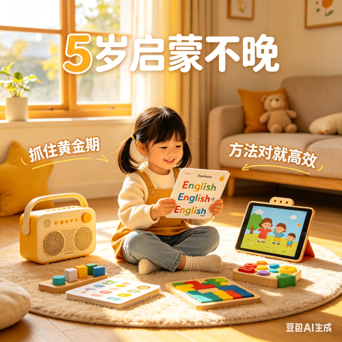 5岁英语启蒙晚吗