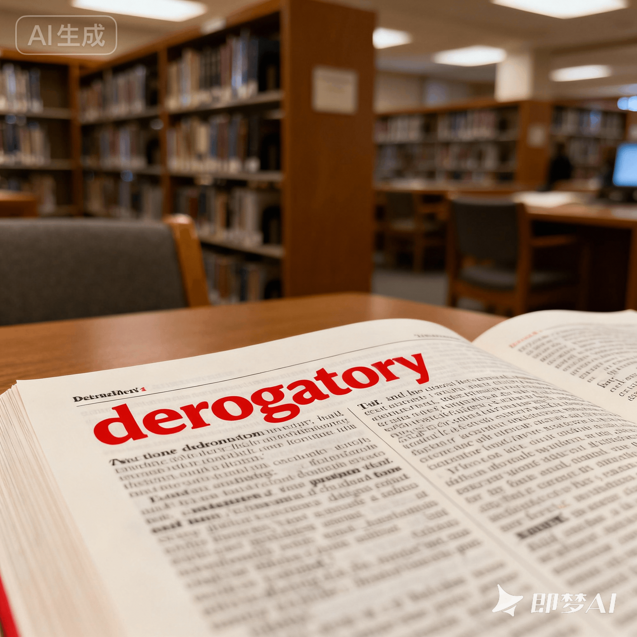 derogatory是什么意思_derogatory怎么读_音标dɪˈrɔgəˌtɔ-ri-, -ˌtəʊri-