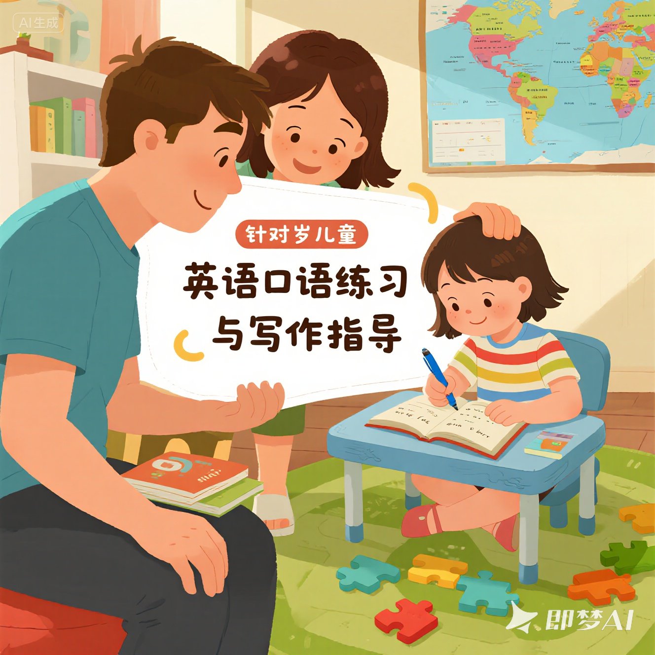 岁儿童英语口语练习写作指导？
