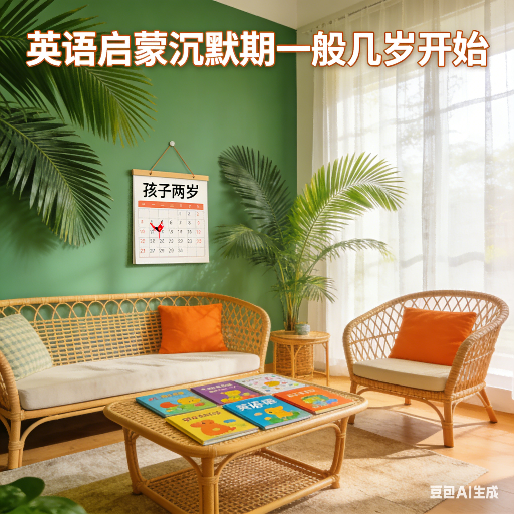 英语启蒙沉默期一般几岁开始