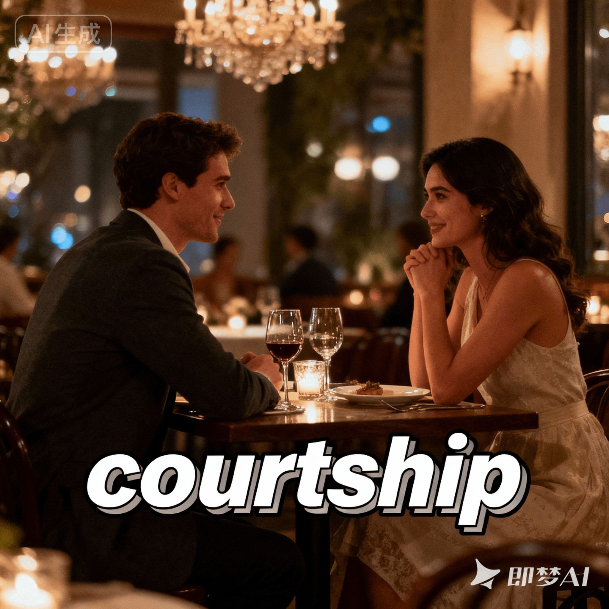 courtship是什么意思_courtship怎么读_音标ˈkɔ-tʃɪp