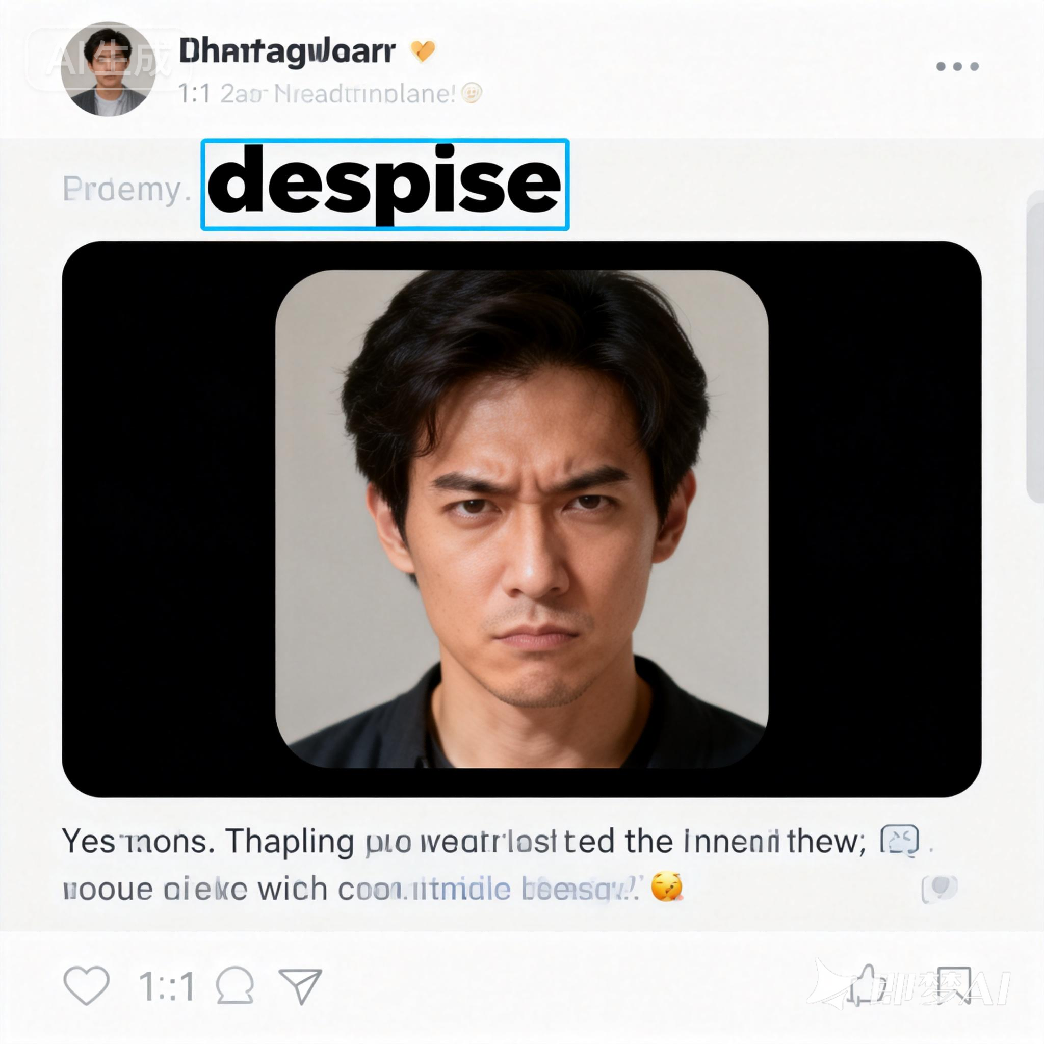 despise是什么意思_despise怎么读_音标dɪ'spaɪz