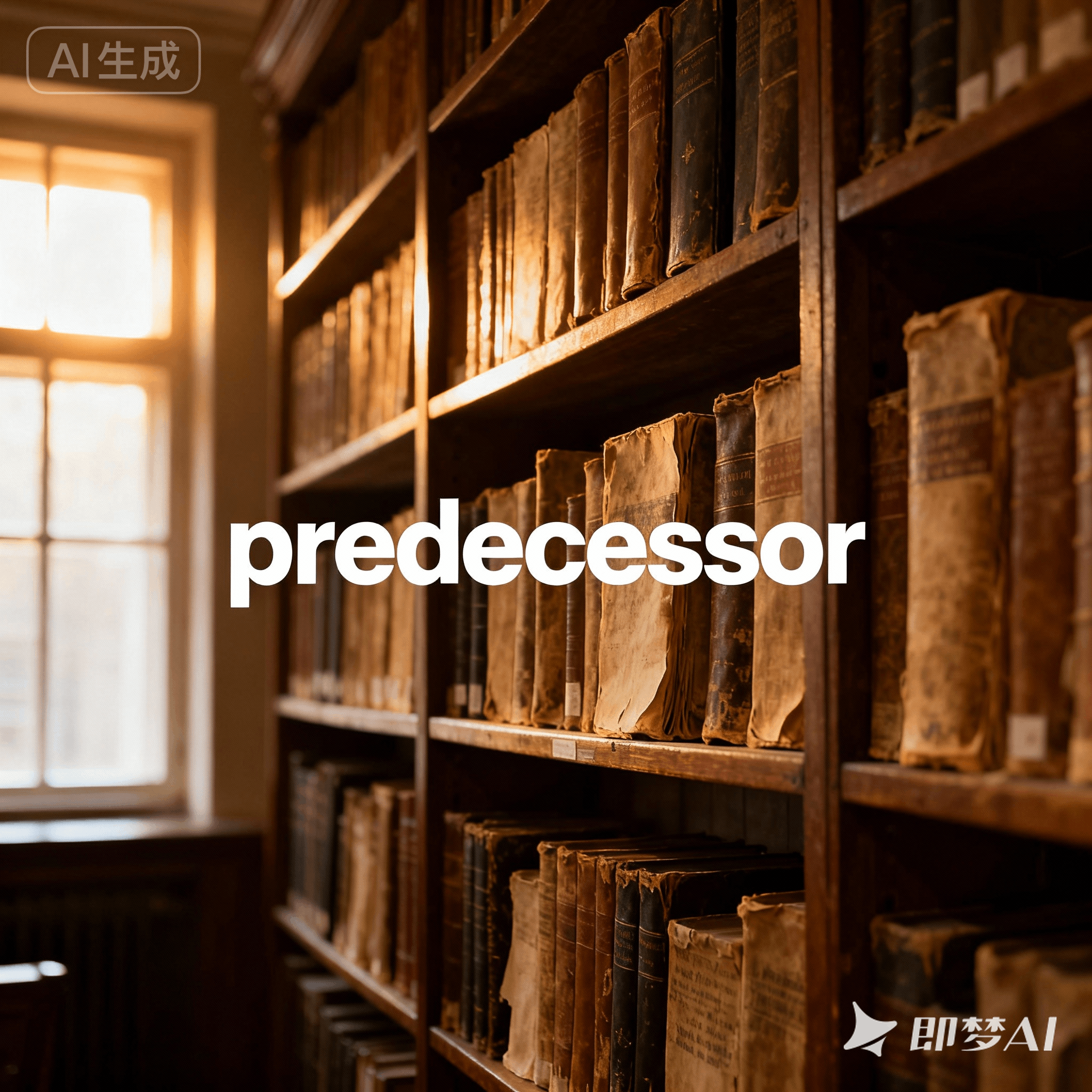 predecessor是什么意思_predecessor怎么读_音标ˈpri-dɪsesə(r)