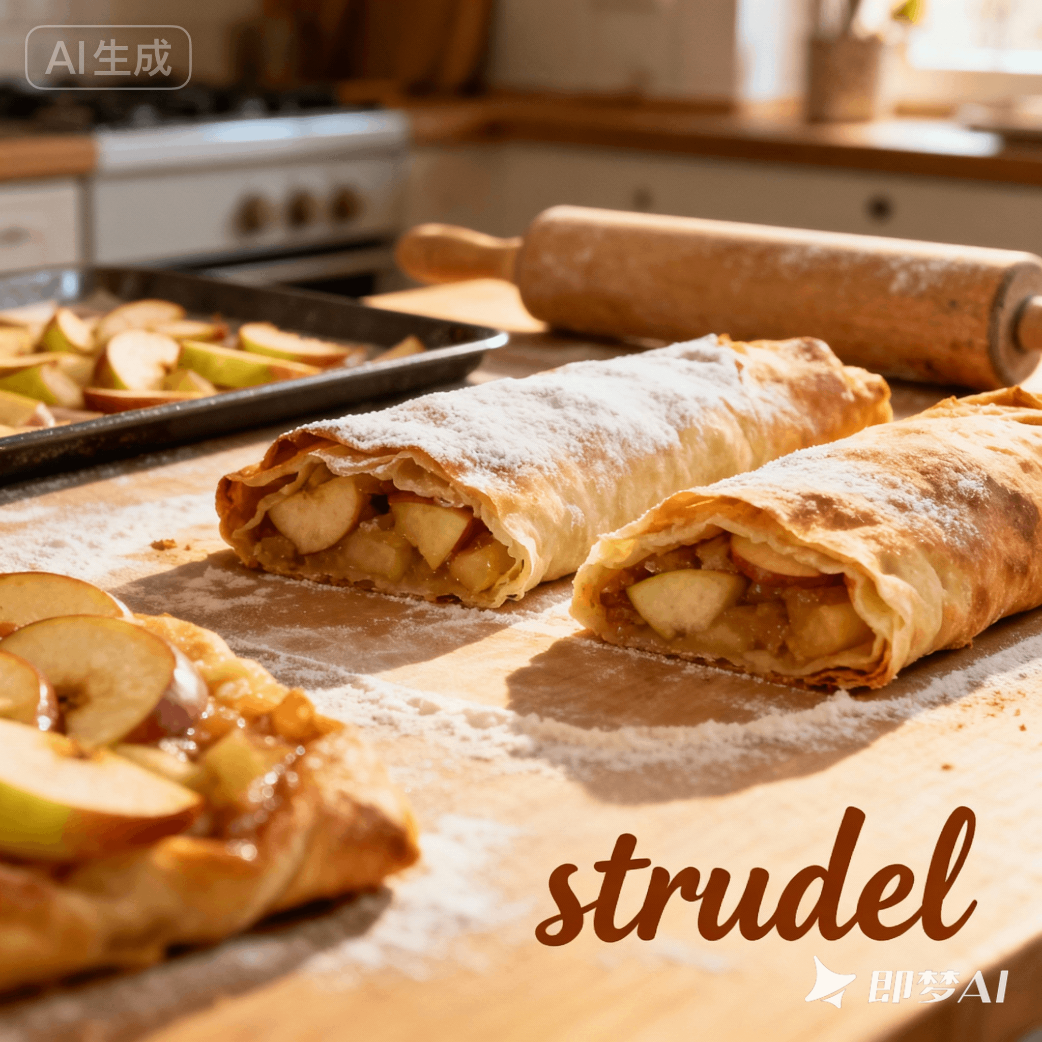 strudel是什么意思_strudel怎么读_音标ˈstru-dl