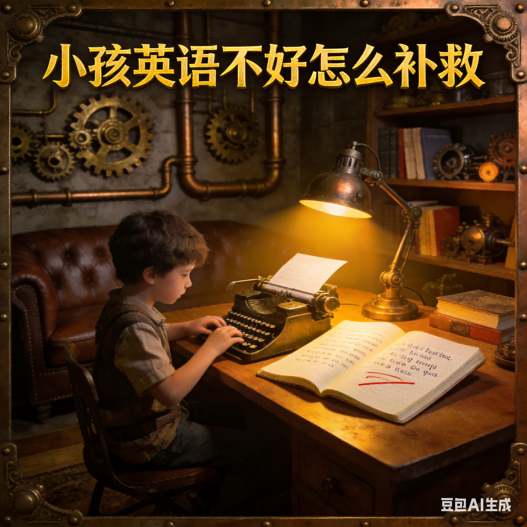 小孩英语不好怎么补救