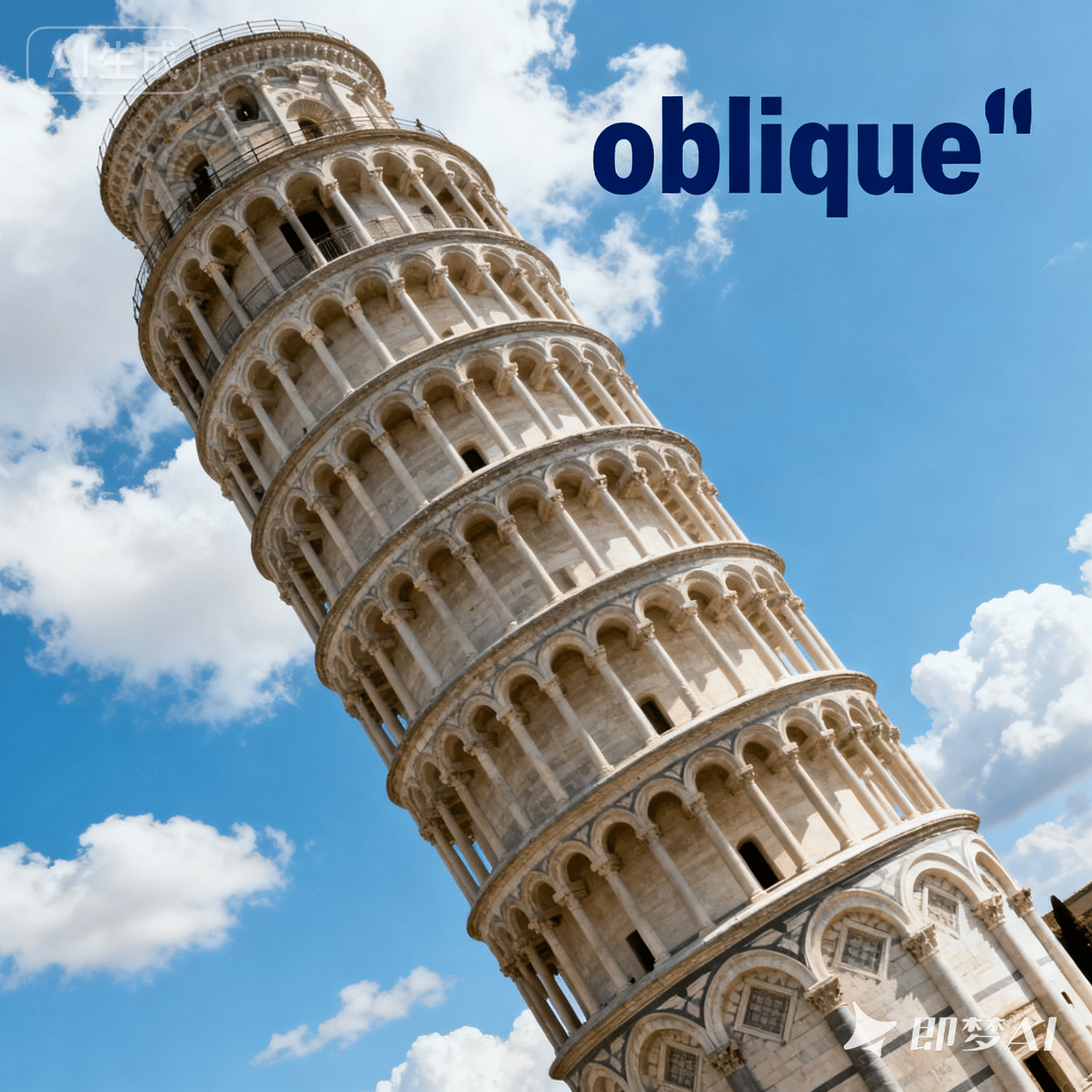 oblique是什么意思_oblique怎么读_音标əˈbli-k