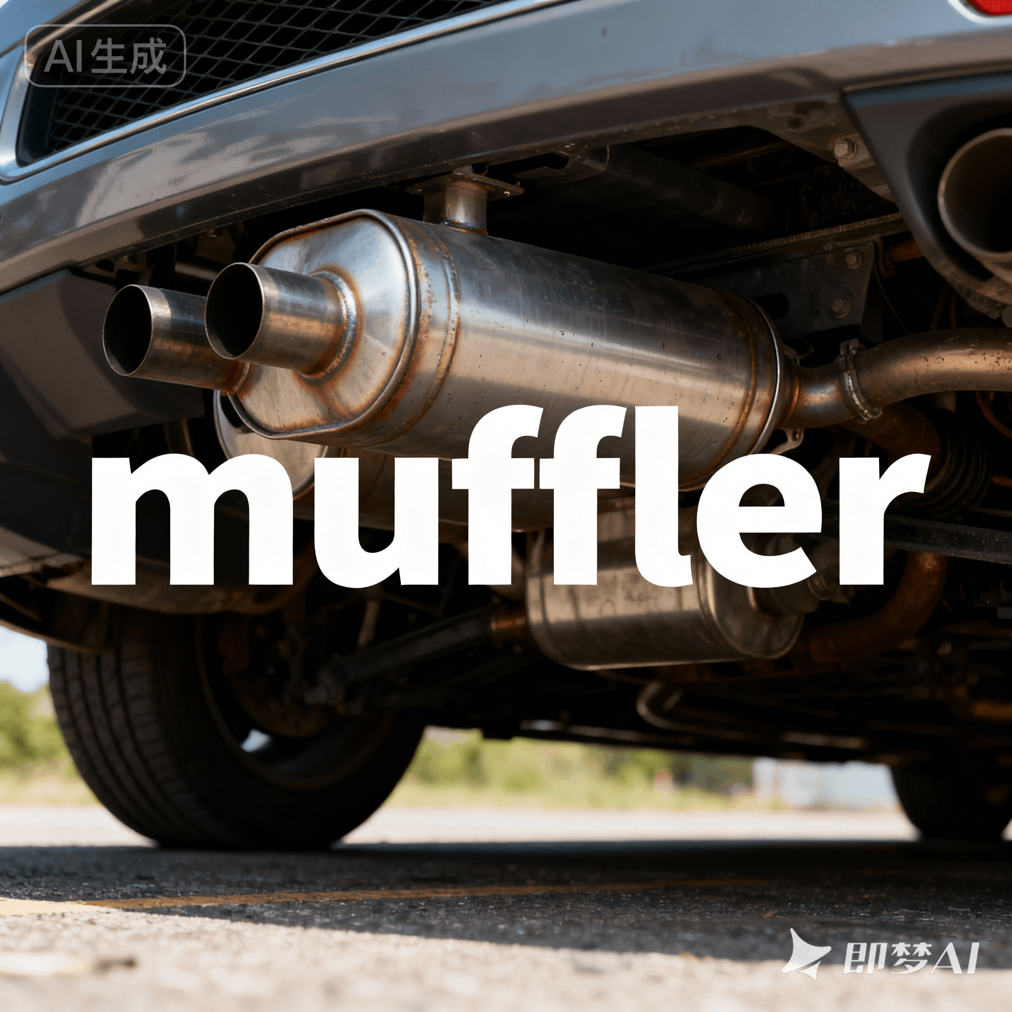 muffler是什么意思_muffler怎么读_音标ˈmʌflə(r)