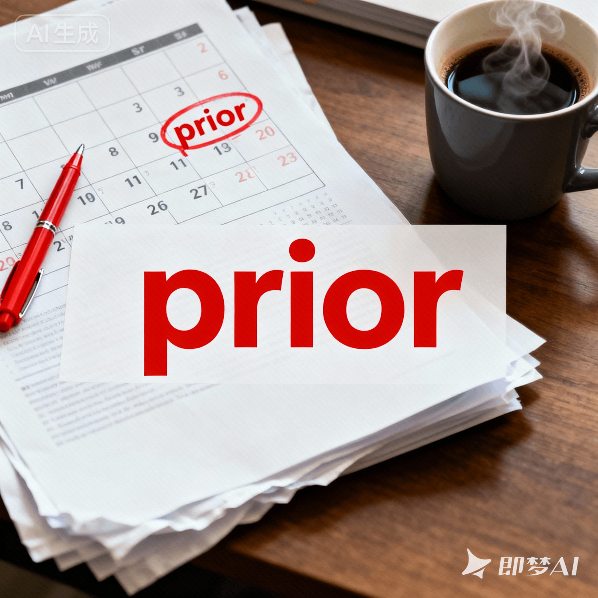 prior是什么意思_prior怎么读_音标ˈpraɪə(r)