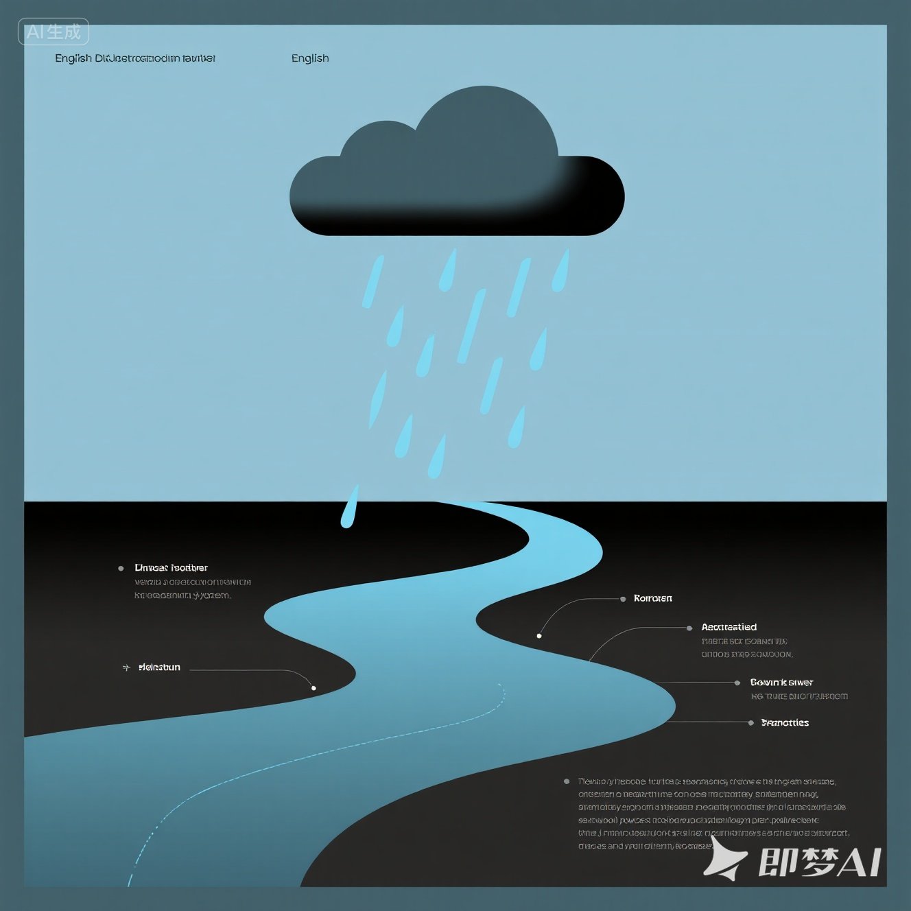 英语中如何用词汇描述降雨量？