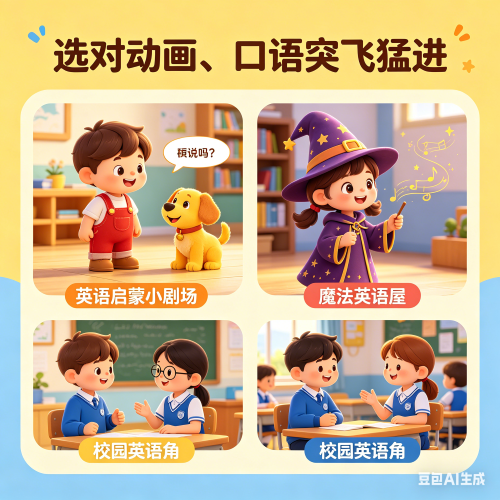 英语口语启蒙动画片可以看那些