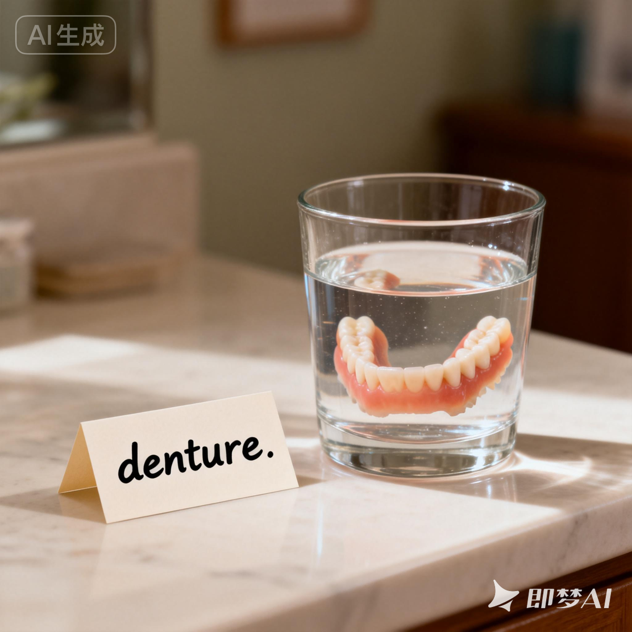 denture是什么意思_denture怎么读_音标'dentʃə