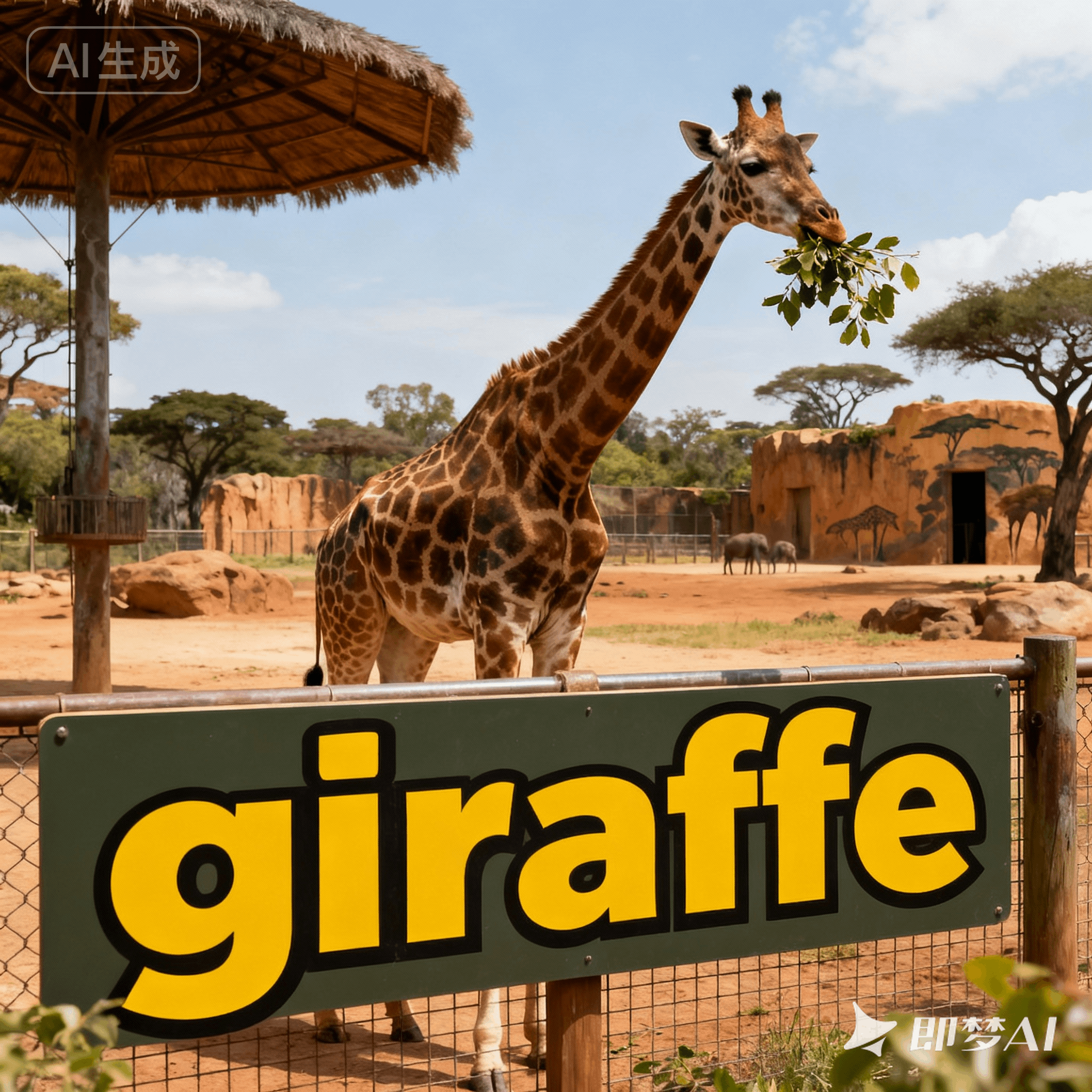 giraffe是什么意思_giraffe怎么读_音标dʒə'rɑ-f