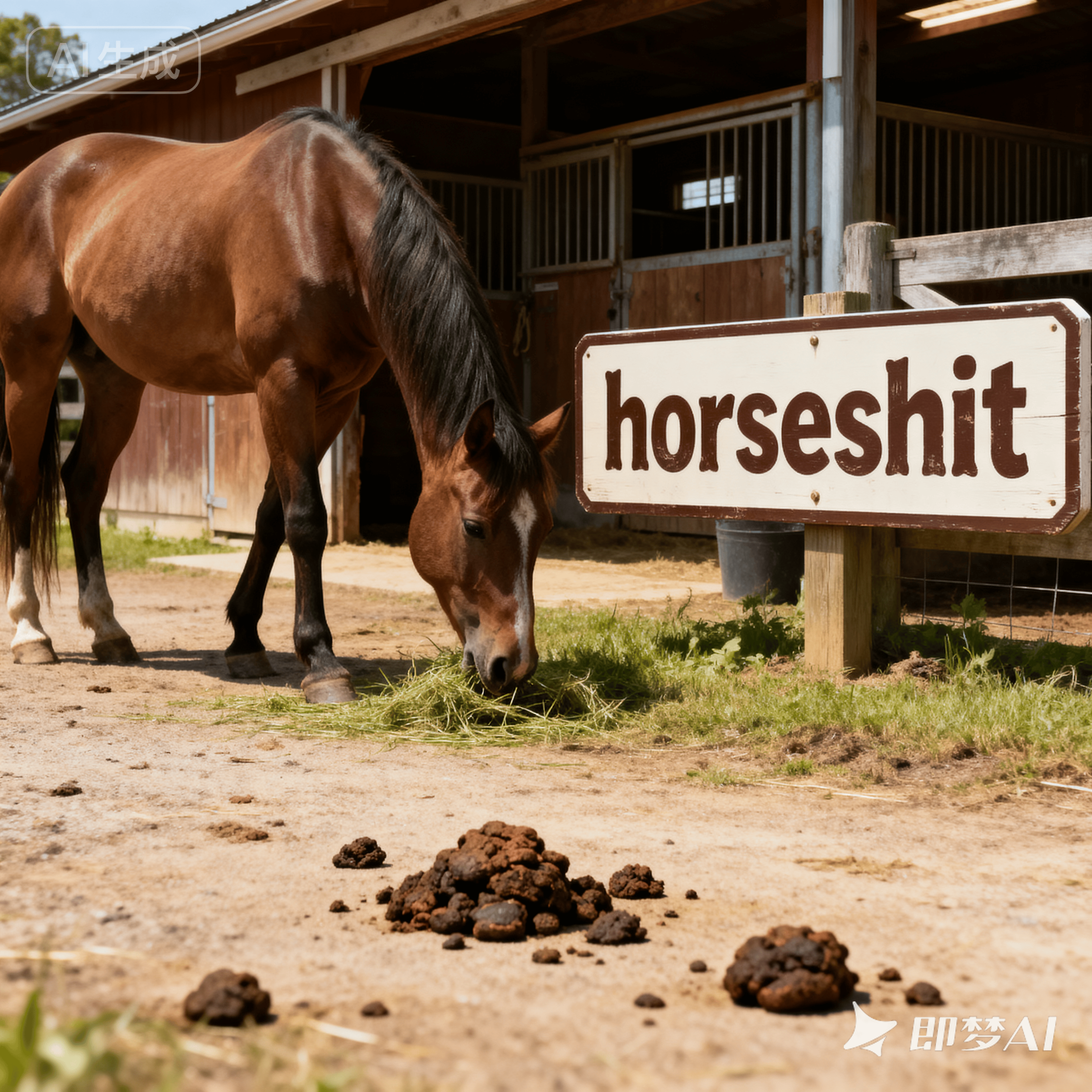 horseshit是什么意思_horseshit怎么读_音标'hɔ-sʃɪt